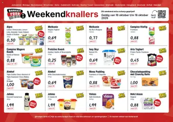 Budget Food folder - Weekend - Voorbeeld van een folder van Budget Food, geldig van 16-10-2026
