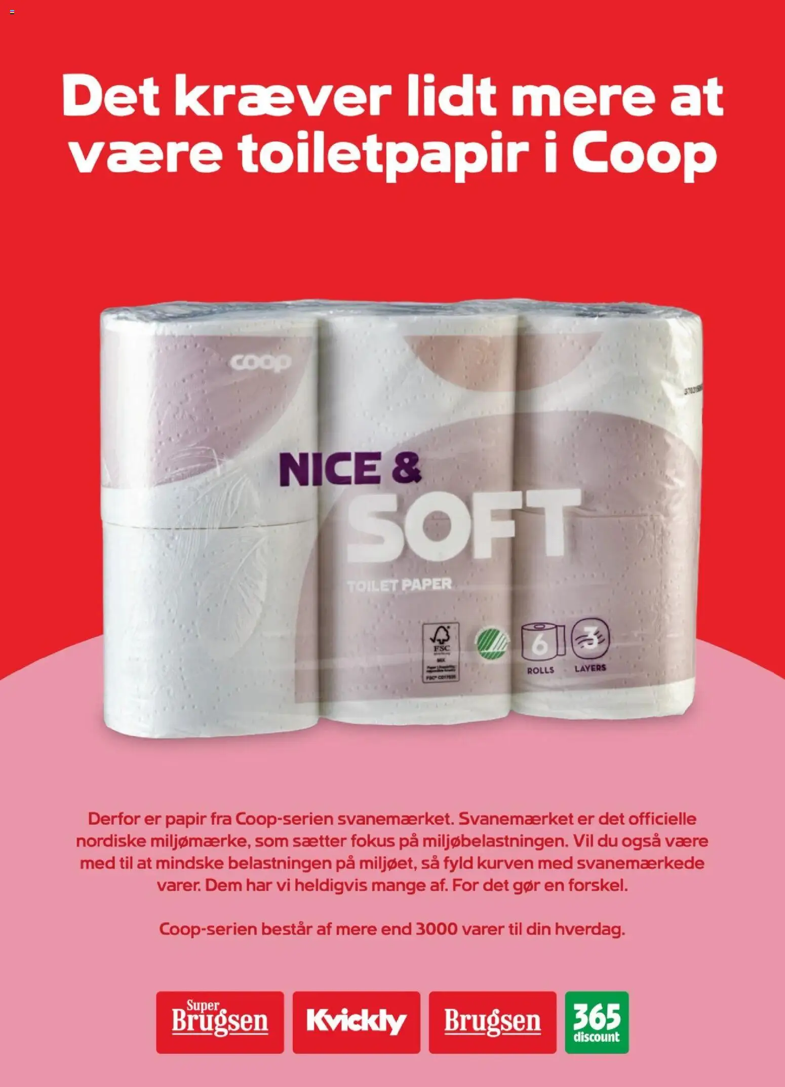 Super Brugsen tilbudsavis – gyldig fra 11/09/2026 | Side: 4 | Produkter: Toilet, Søm
