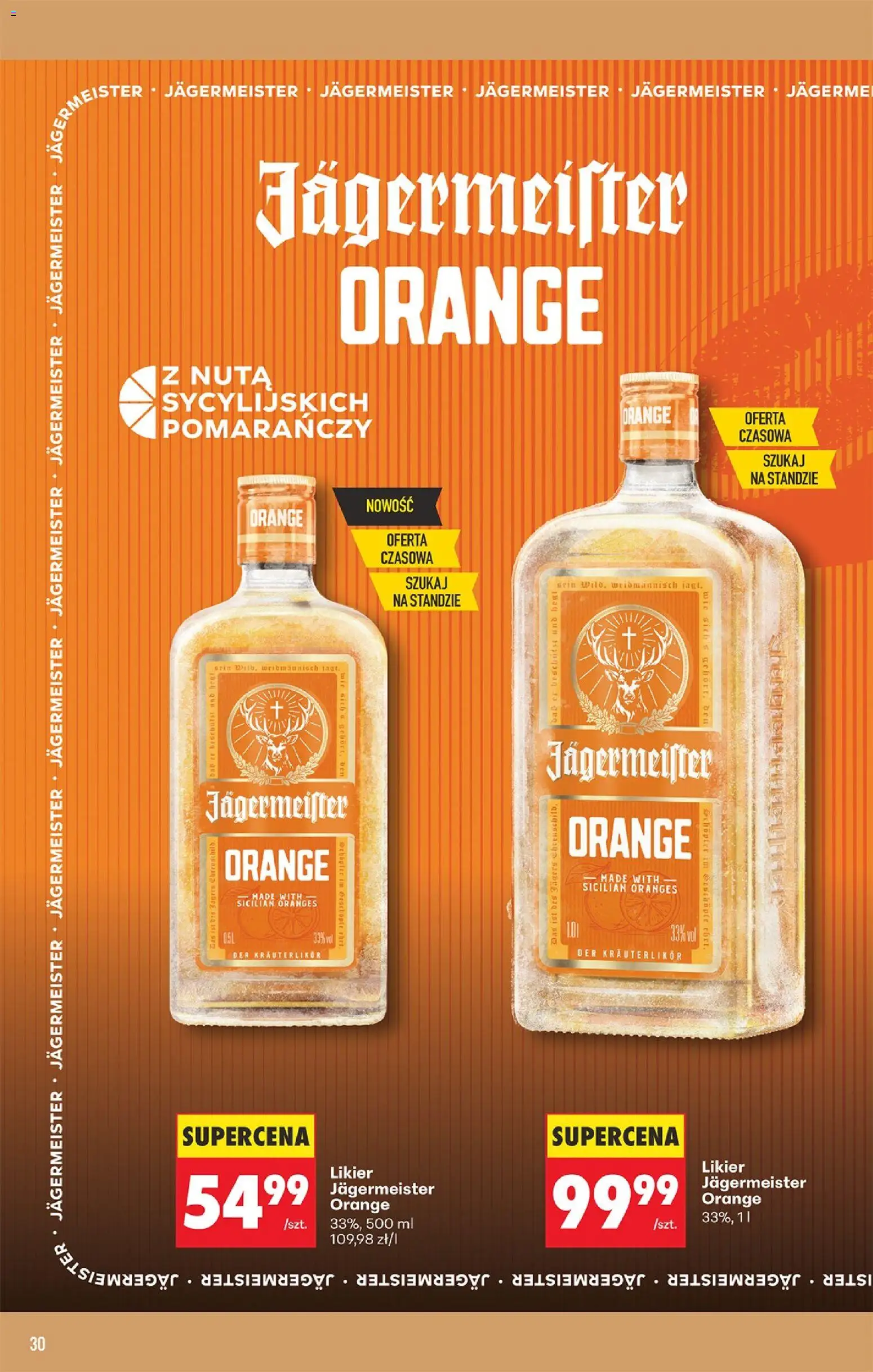 Biedronka Polsko leták - Czas na toast od 19.10.2026 | Strana: 32 | Produkty: Jägermeister, Jägermeister Orange