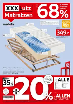 XXXLutz Bis zu 68% auf Matratzen ab 05.09.2026 gültig