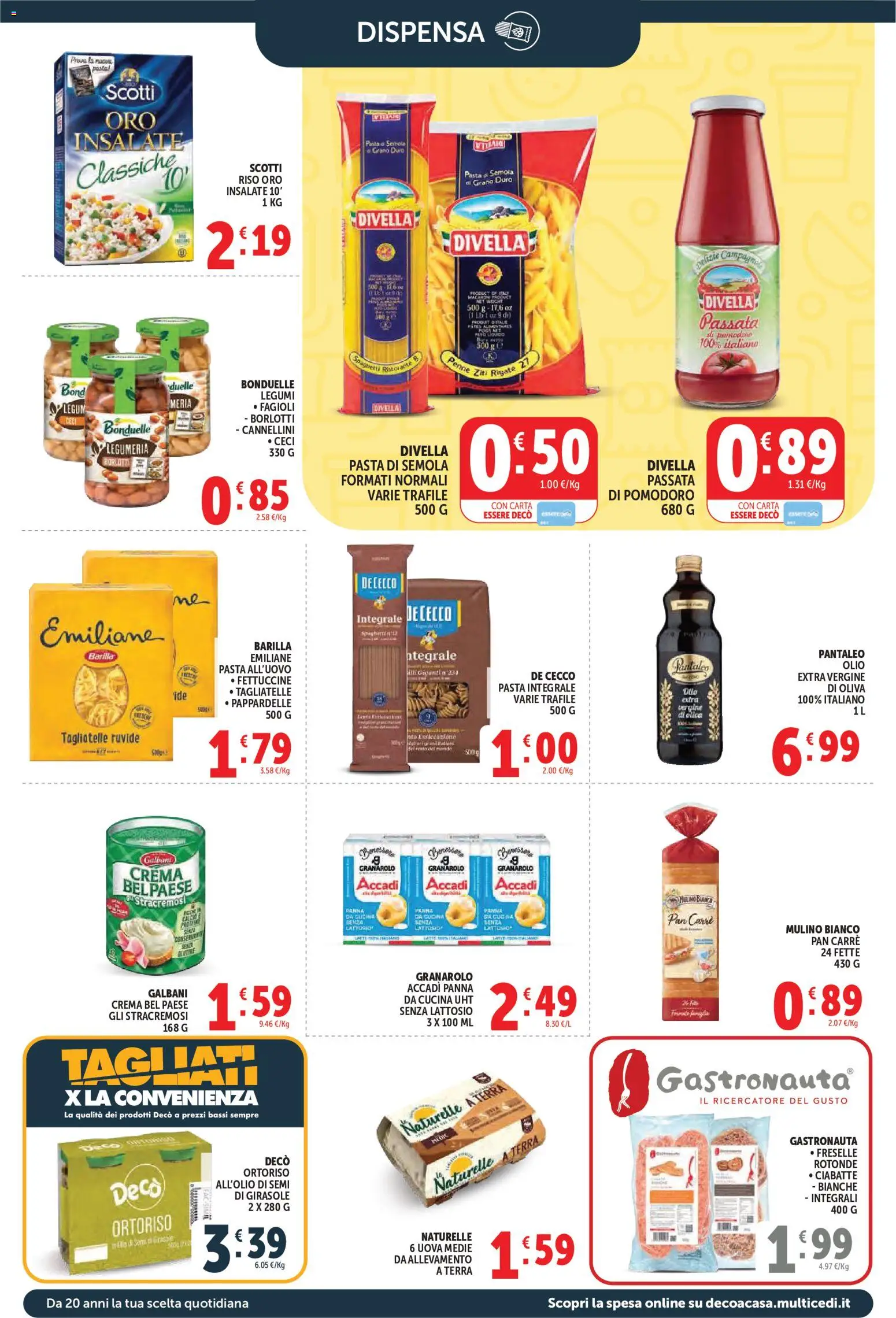 Volantino Decò del 08.06.2026 | Pagina: 8 | Prodotti: Legumi, Uova, Fagioli, Pomodoro