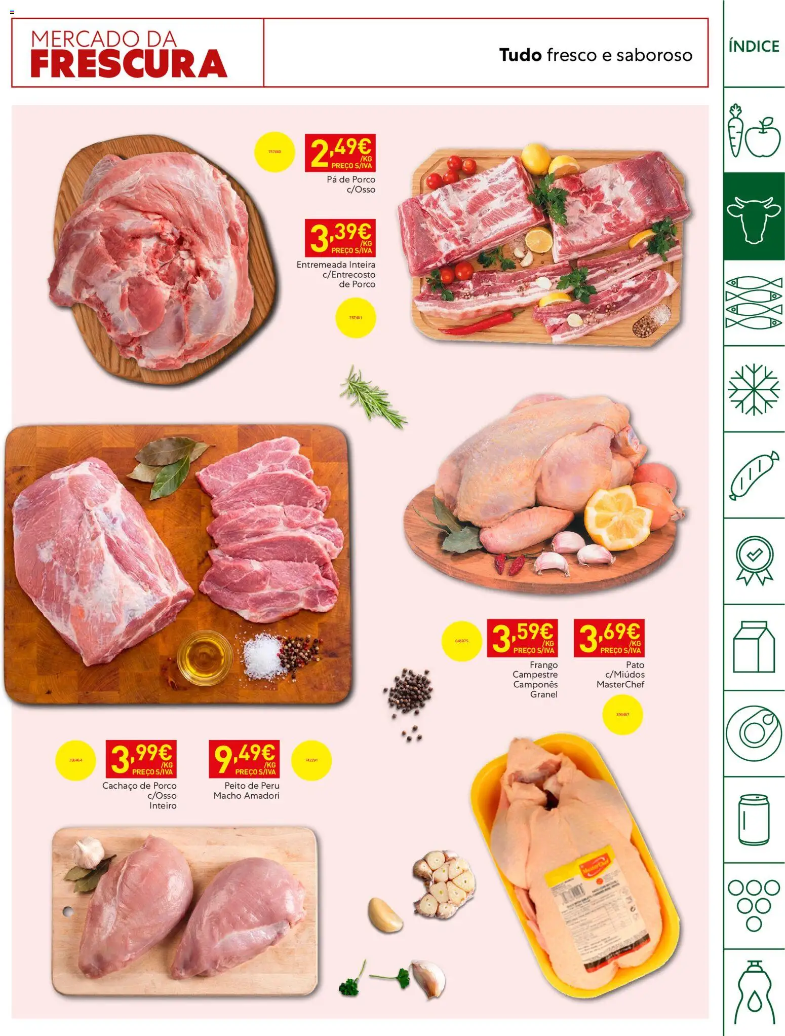 Recheio Horeca │ válido de 26.05.2026 | Página: 5 | Produtos: Peito de peru, Frango, Peru, Pá