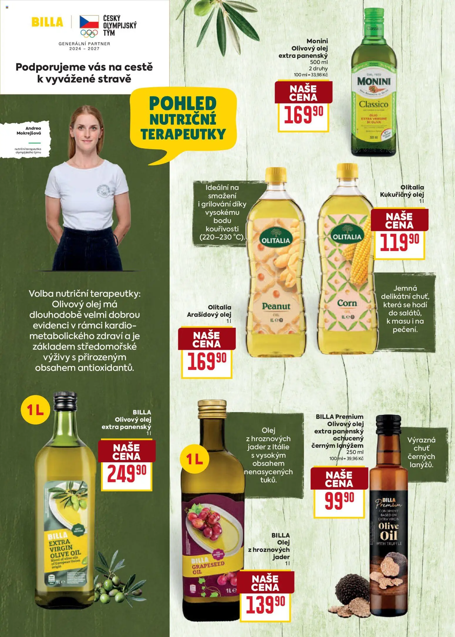 Billa - BILLA.cz - Katalog: Itálie 30. 9. 2026 - 20. 10. 2026 od 30.09.2026 | Strana: 4 | Produkty: Olivový olej, Arašídový olej, Grilování, Olej