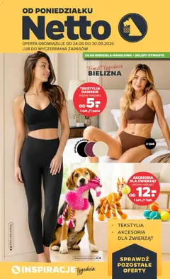 Pogląd oferty "Netto gazetka od poniedziałku NonFood" - ważna od 24.08.2026