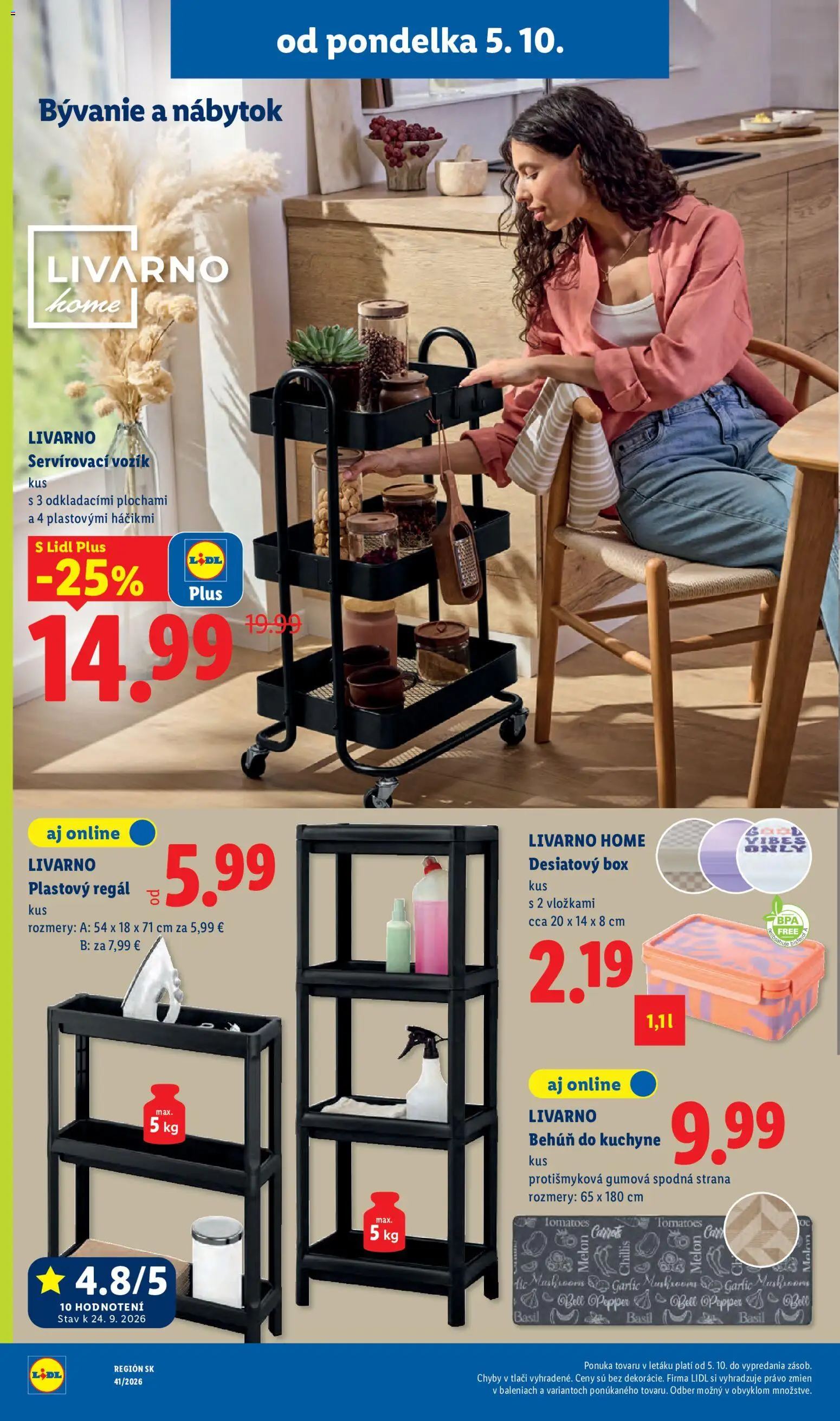 Nové Lidl akcie – leták je platný od 05.10.2026 | Strana: 52
