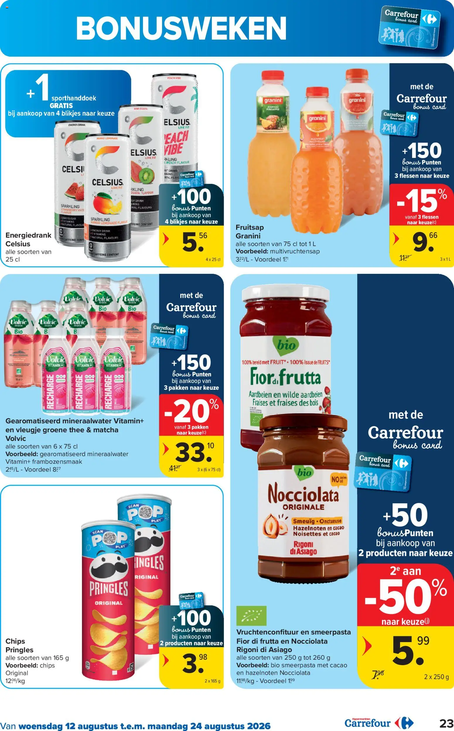 {H1} | Pagina: 23 | Producten: Groene thee, Aardbeien, Fruit, Hazelnoten