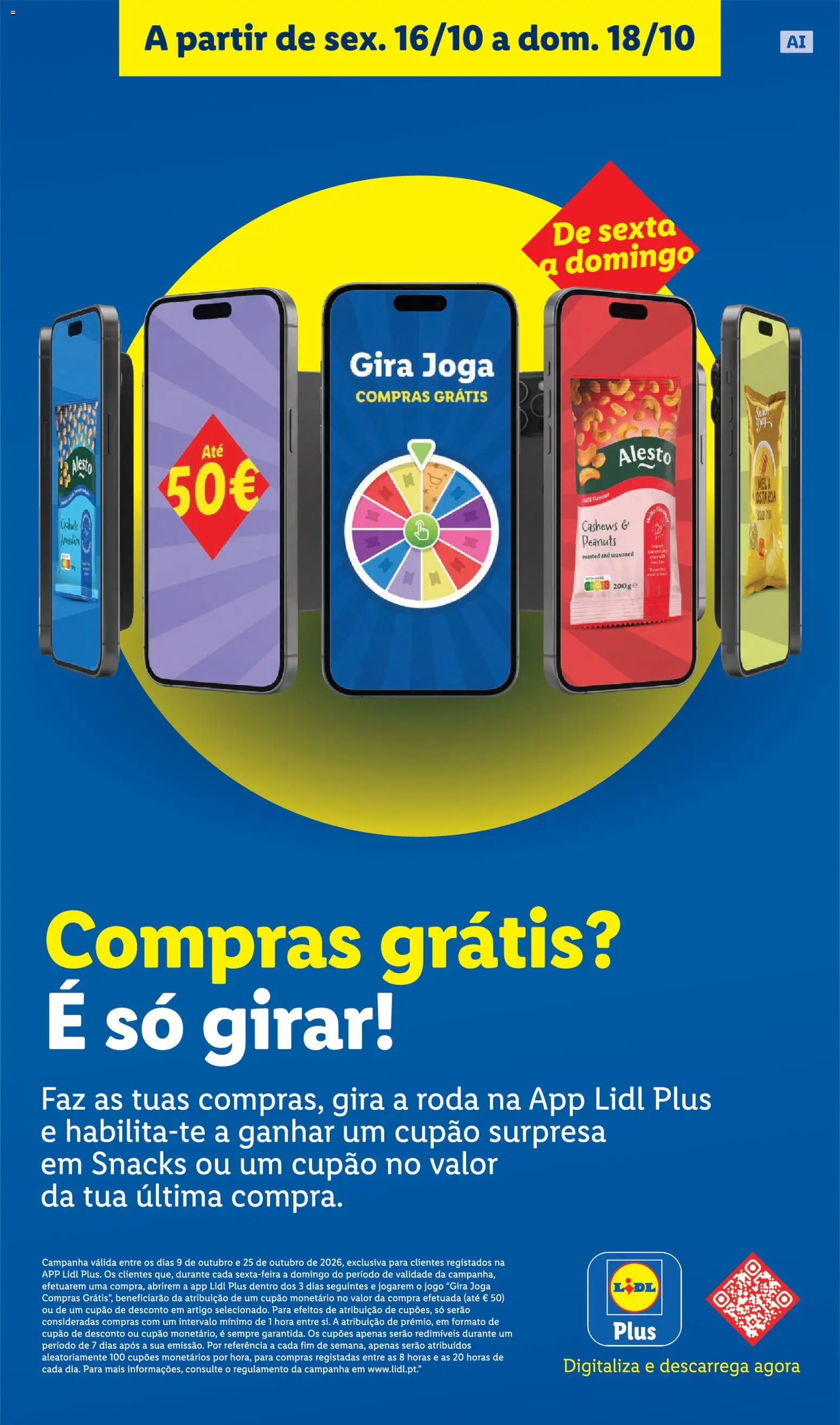 Lidl Promoções Fim de Semana │ válido de 16/10/2026 | Página: 6 | Produtos: Torradas, Castanhas, Mel, Caju