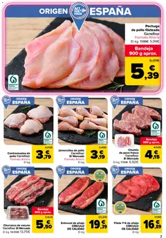 Vista previa Chuleta de pavo fresca Carrefour El Mercado, Chuleta de pavo fresca Carrefour El Mercado válido desde el 26/08/2026 | Página: 7