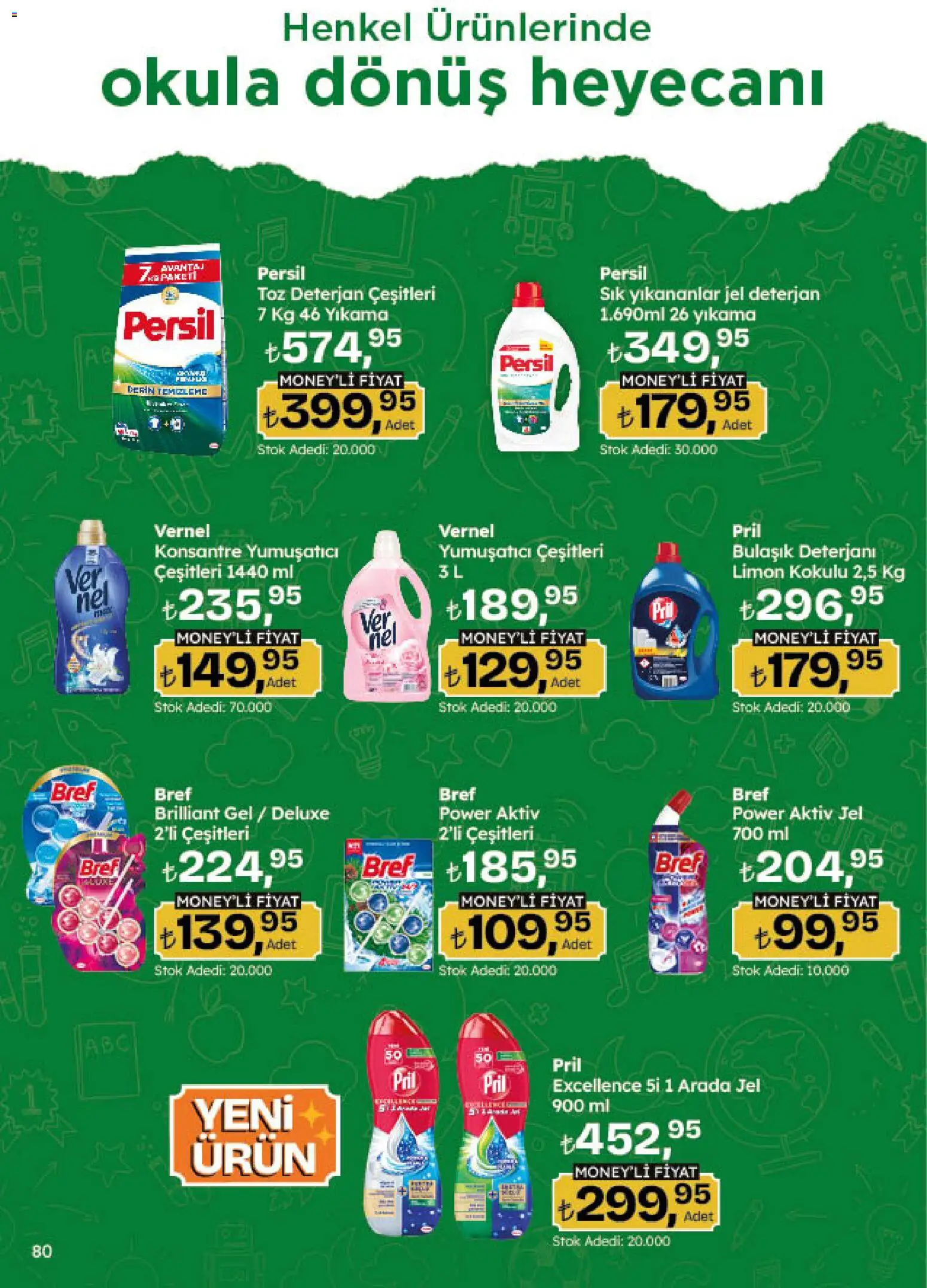 Migros Katalog - Migroskop - 20 Ağustos 2026 tarihinden itibaren geçerlidir | Sayfa: 80 | Ürünler: Yumuşatıcı, Deterjan, Bulaşık deterjanı, Limon