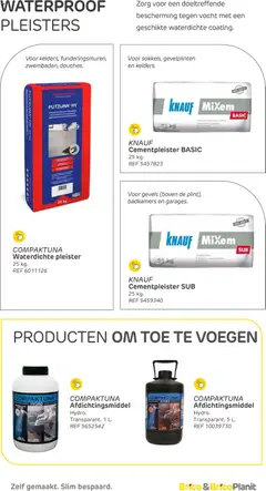 Brico Bouw & Drive-in magazine - Voorbeeld van een folder van Brico, geldig van 17/08/2026 | Pagina: 109 | Producten: Pleister