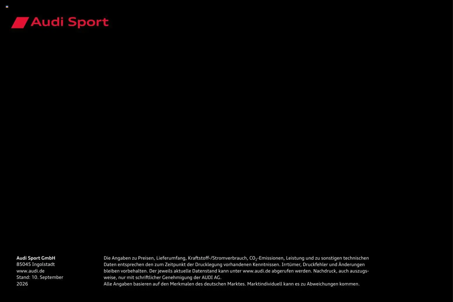 Audi RS 3 Sportback / RS 3 Limousine – gültig ab 28.10.2025 | Seite: 84 | Produkte: Navigation