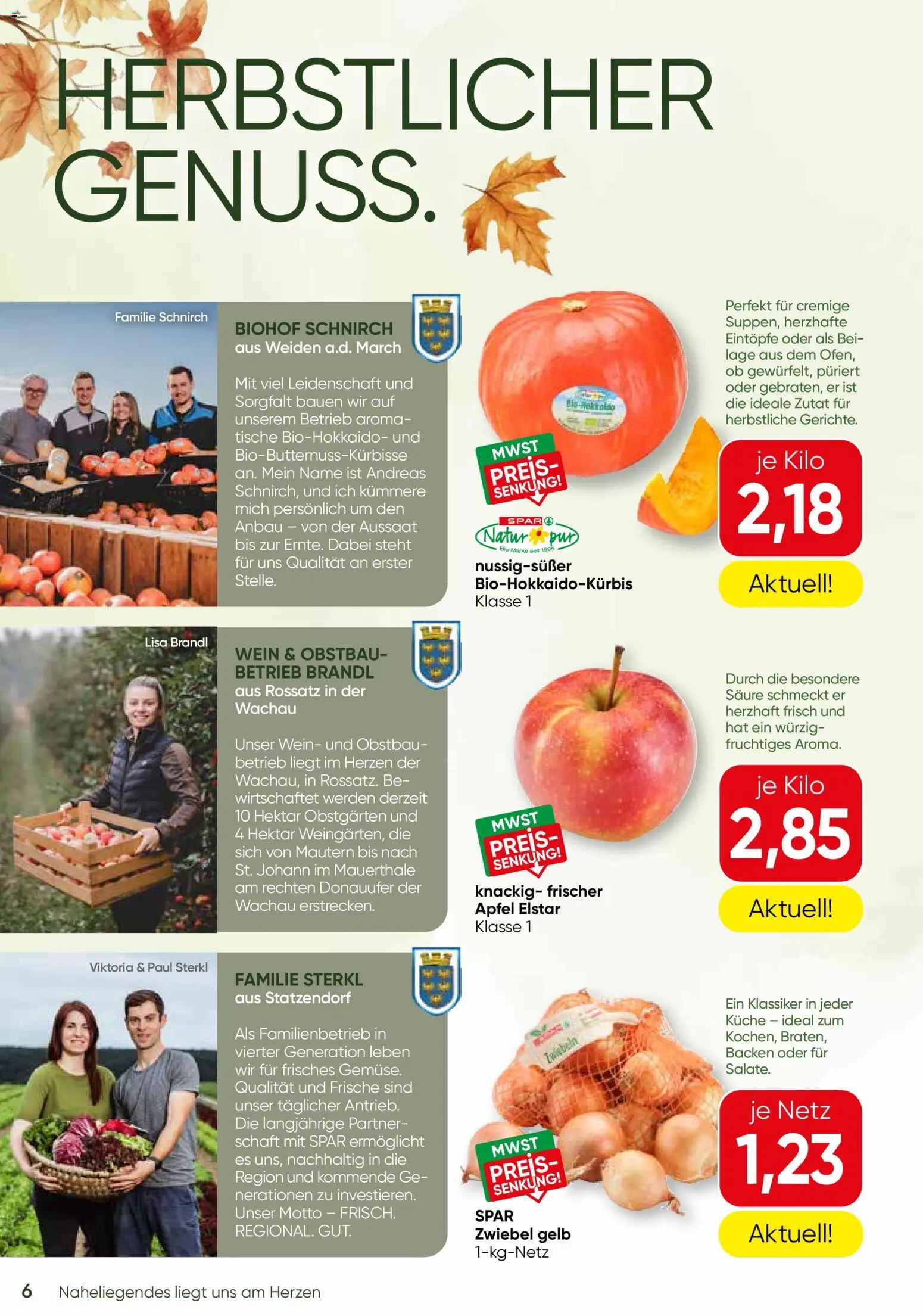 SPAR Gourmet Nahe liegendes bei gültig ab 08.10.2026 | Seite: 6 | Produkte: Wein, Äpfel