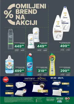 Univerexport katalog - pregled Univerexport kataloga - važi od 01.10.2026 | Strana: 32 | Proizvode: Jastuk, Dove, Coccolino, Omekšivač za veš
