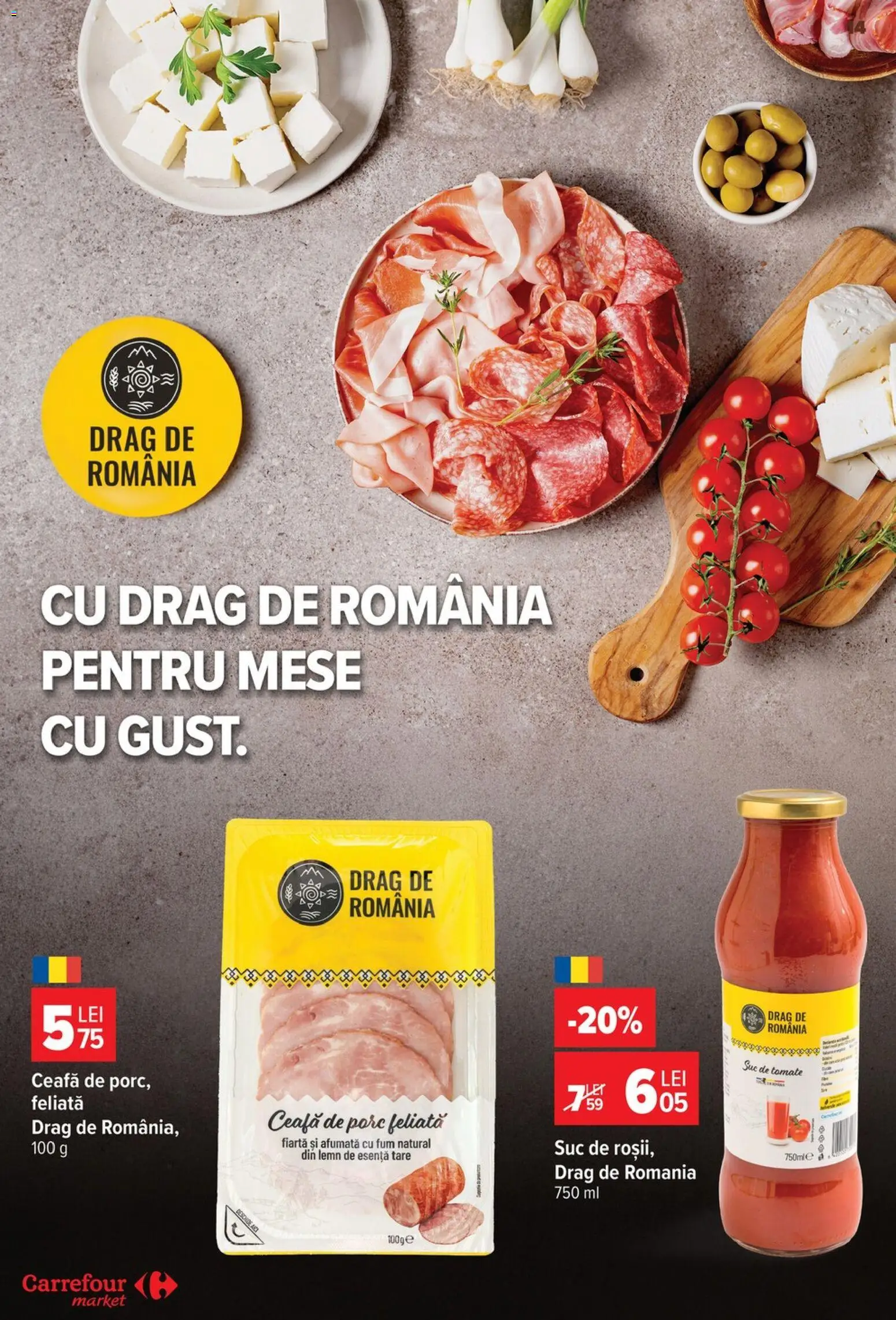 Noul catalog Carrefour – valabil de la 19.08.2026 | Pagină: 14 | Produse: Suc