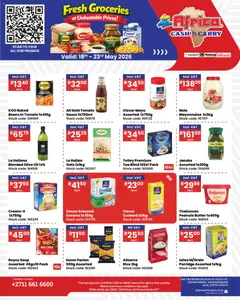 Africa Cash & Carry specials catalogue – valid from 18.05.2026