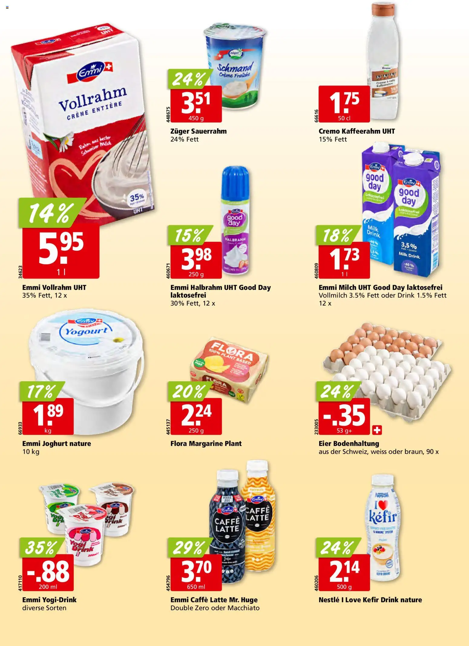 Aligro aktionen – gültig ab 05.10.2026 | Seite: 14 | Produkte: Kefir, Milch, Sauerrahm, Creme