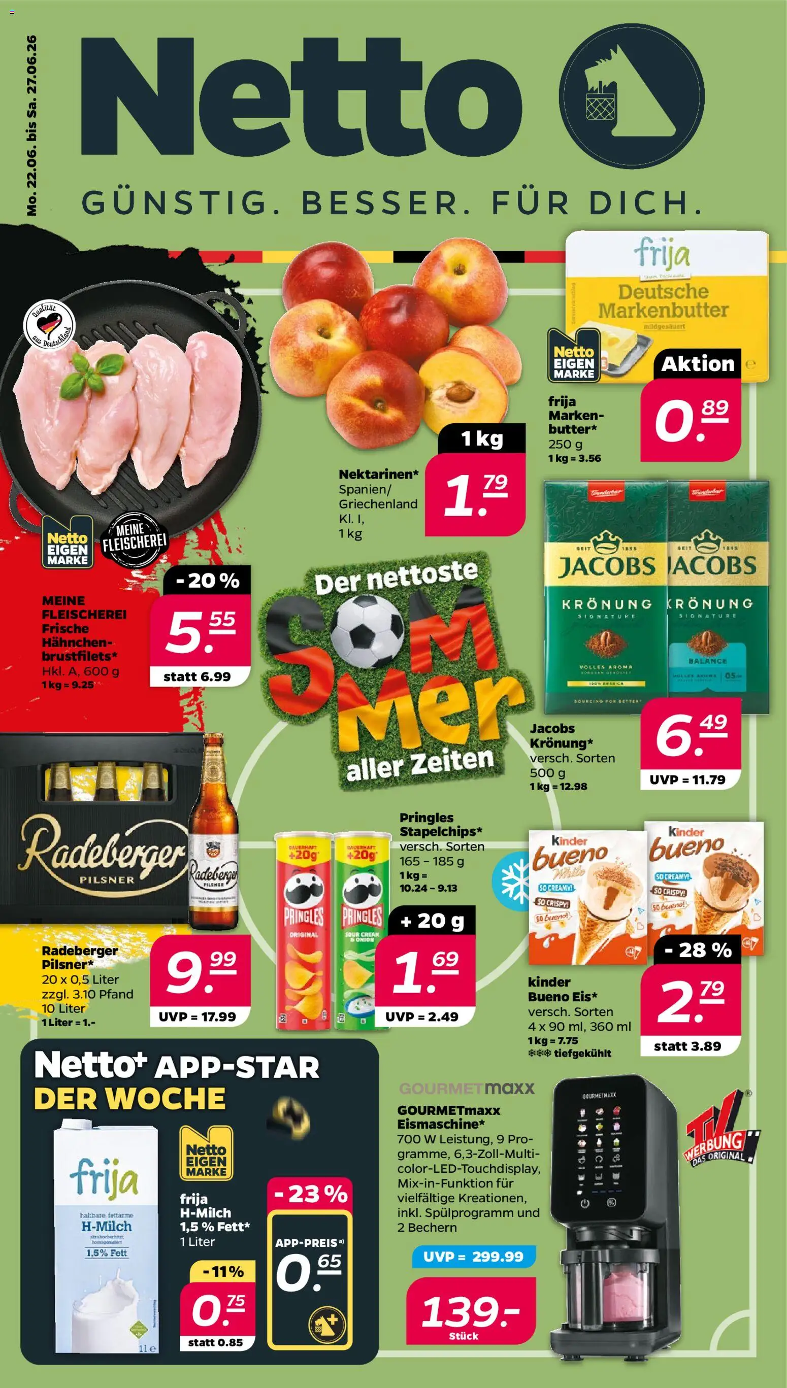 Netto Prospekt | 22.06.2026 | Wie erhält man einen begrenzten Rabatt? | Deutschland