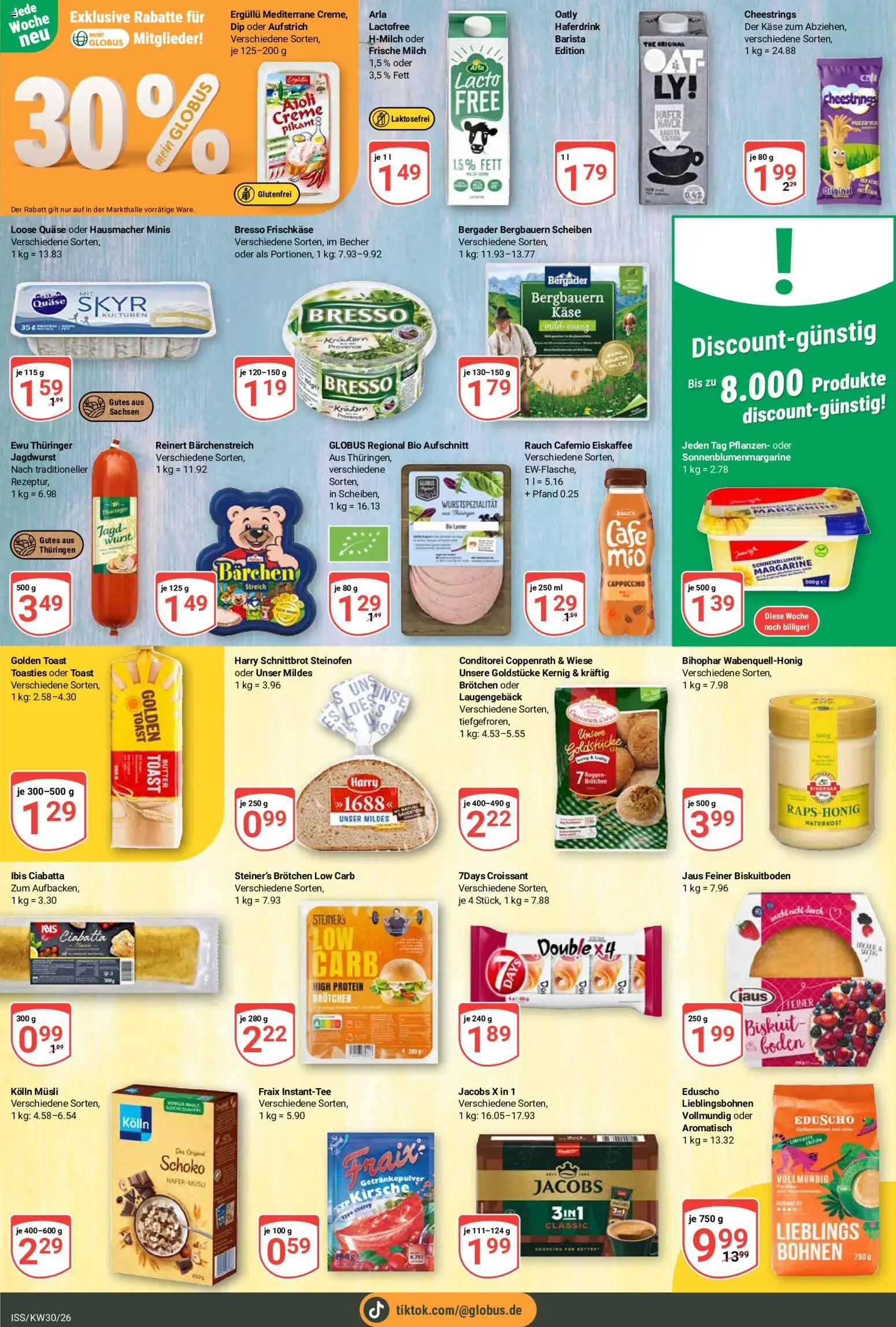 Globus Prospekt – gültig ab 20.07.2026 | Seite: 11 | Produkte: Musli, Kolln, Haferdrink, Frischkase
