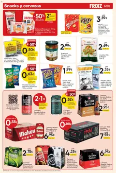 Vista previa Froiz folleto válido desde el 18/06/2026 | Página: 16 | Productos: Καλτσάκια μισά, Leche, Chocolate, Frutos secos