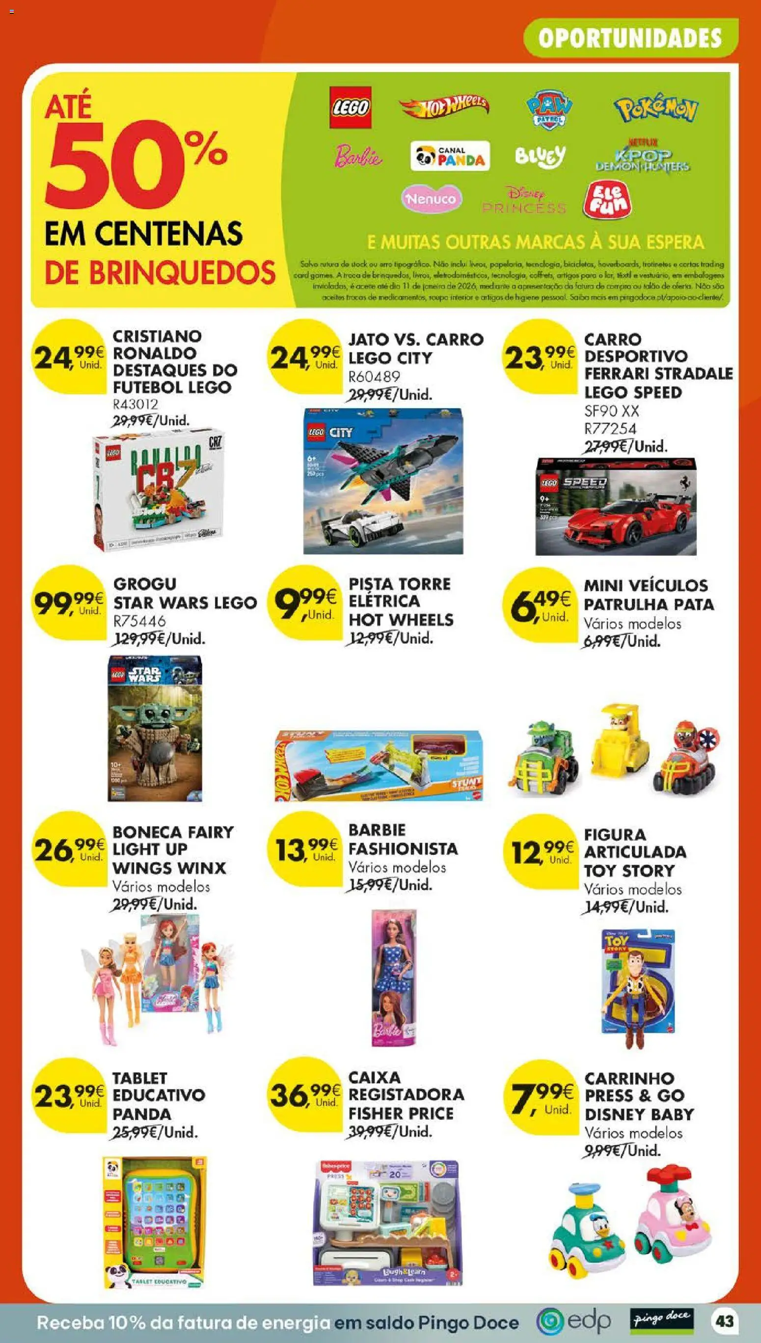 Pingo Doce folheto Poupe Este Fim de Semana │ válido de 29/10/2026 | Página: 51 | Produtos: Roupa interior, Caixa, Tablet, Brinquedos