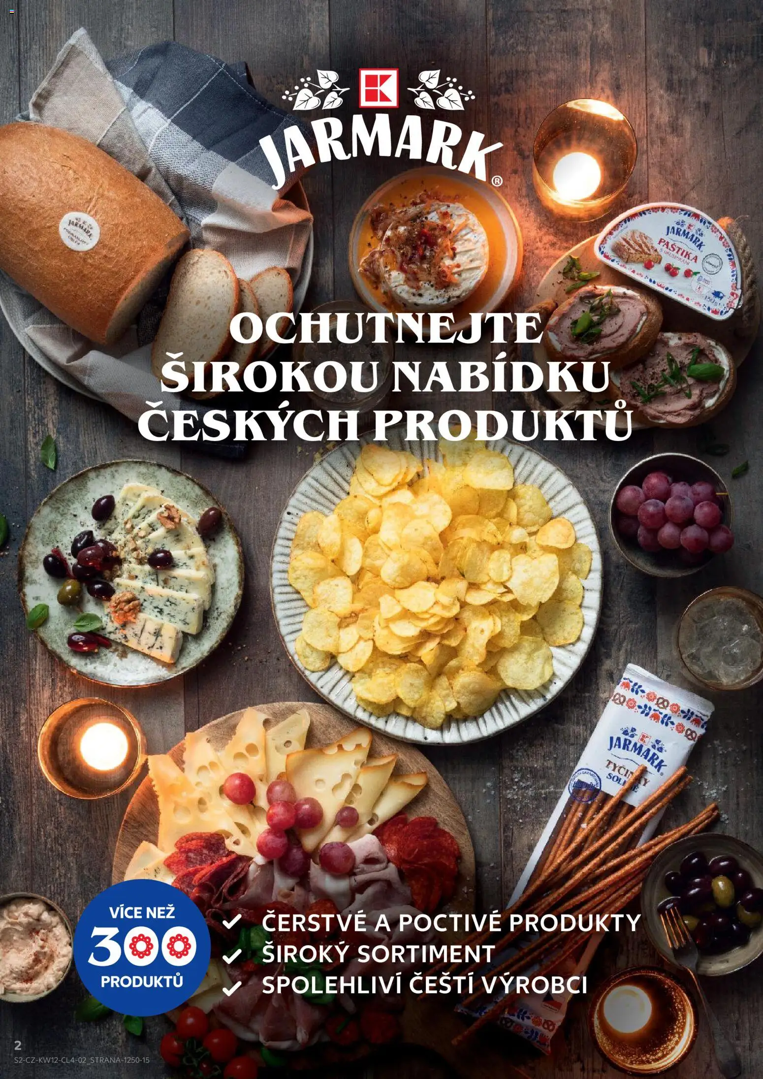Kaufland leták - Plzeň Bory od 18.03.2026 | Strana: 2 | Produkty: Tyčinky, Paštika