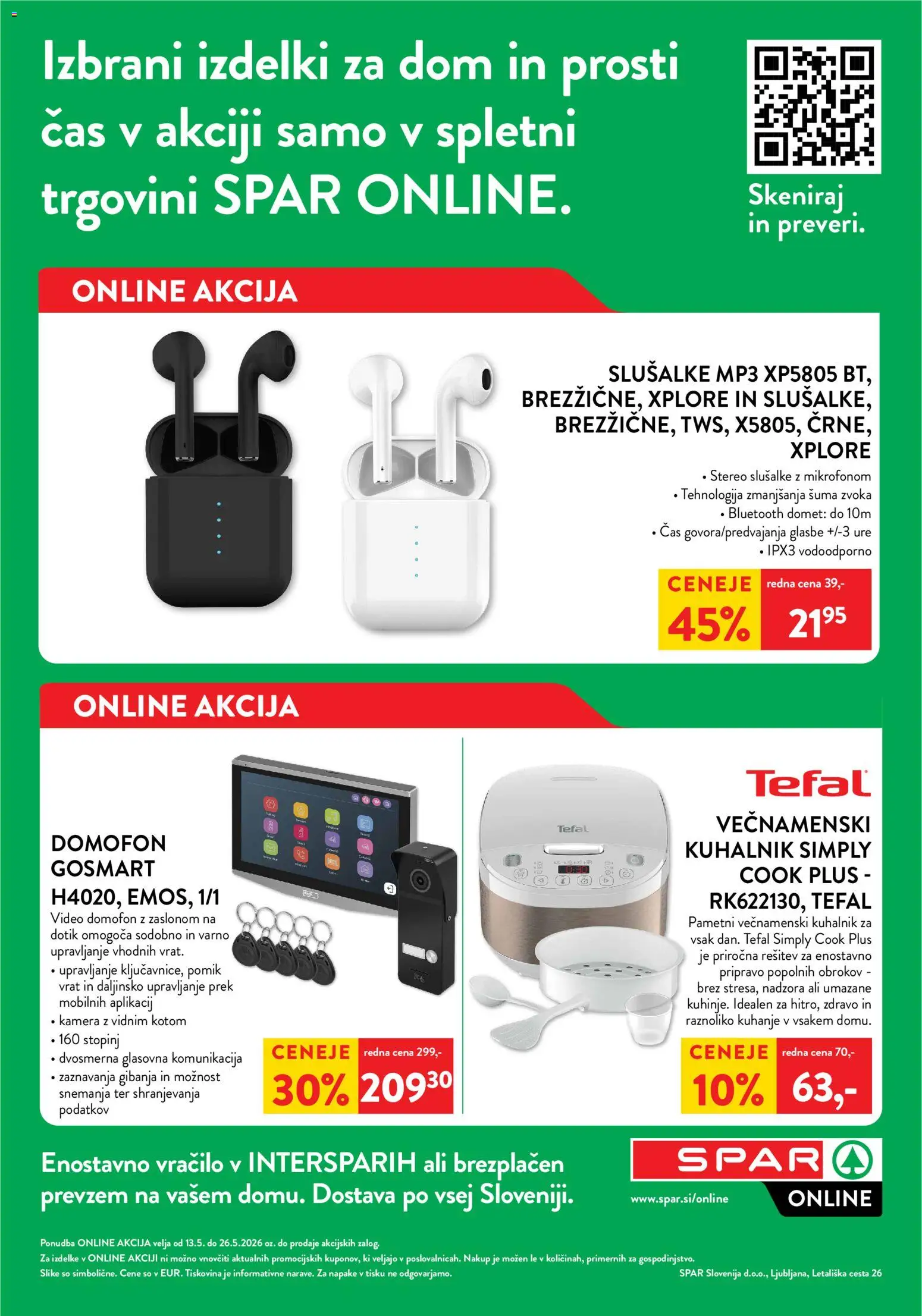 Novi Spar katalog ponudbe – veljaven od 13.05.2026 | Stran: 1