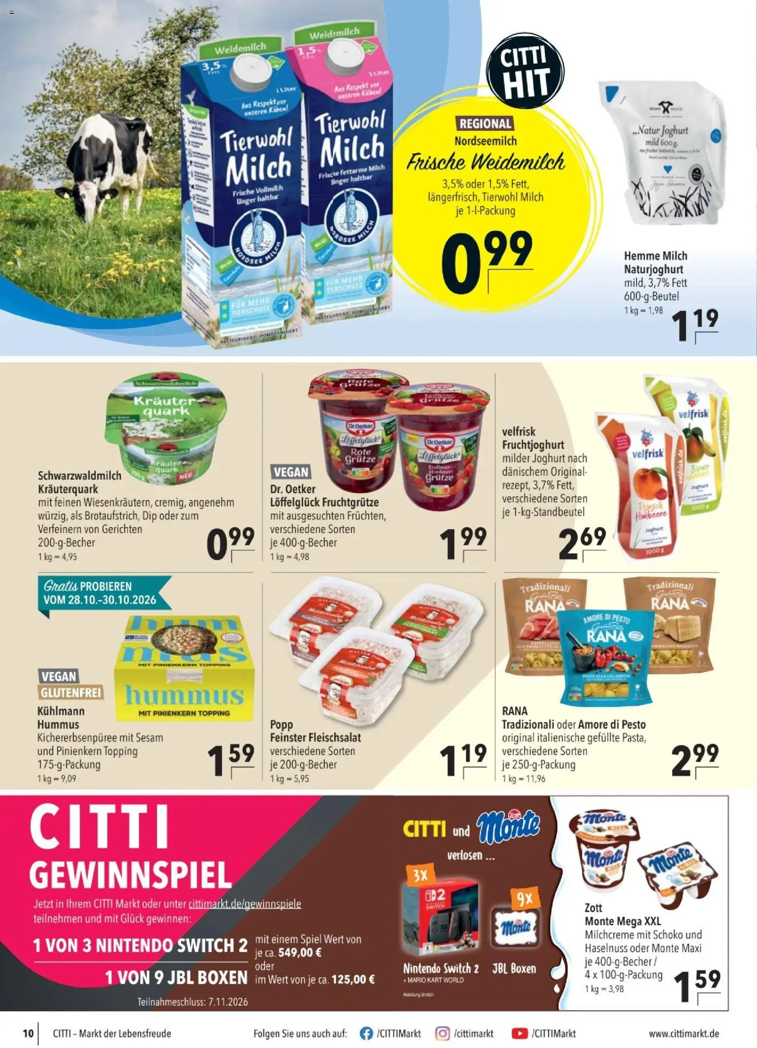 CITTI tilbudsavis – gyldig fra 28/10/2026 | Side: 10 | Produkter: Pesto, Nintendo Switch