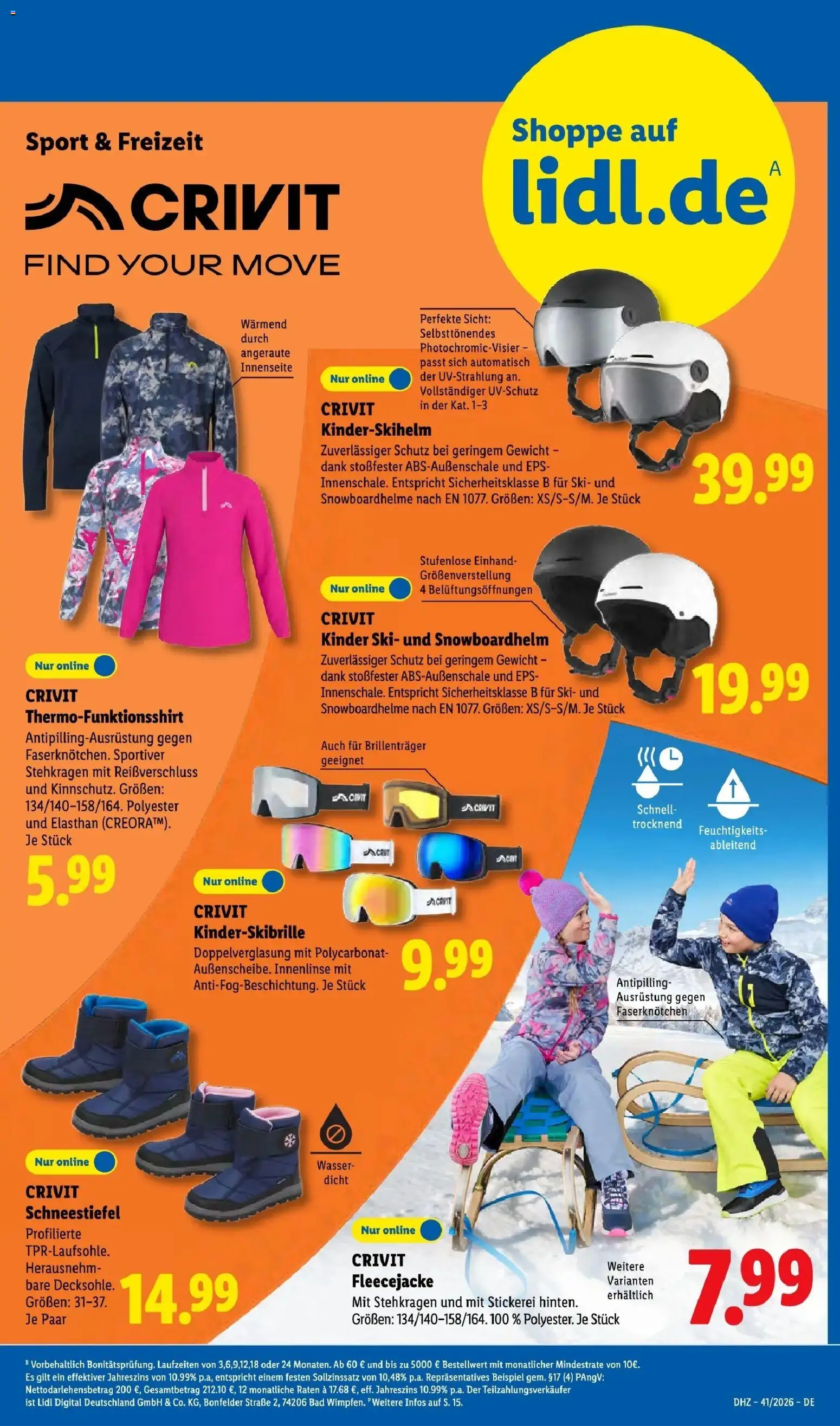 Lidl Prospekt München-laim (ab 05.10.2026) zum Blättern » Angebote | Seite: 9 | Produkte: Bad, Ski, Wasser, Snowboard