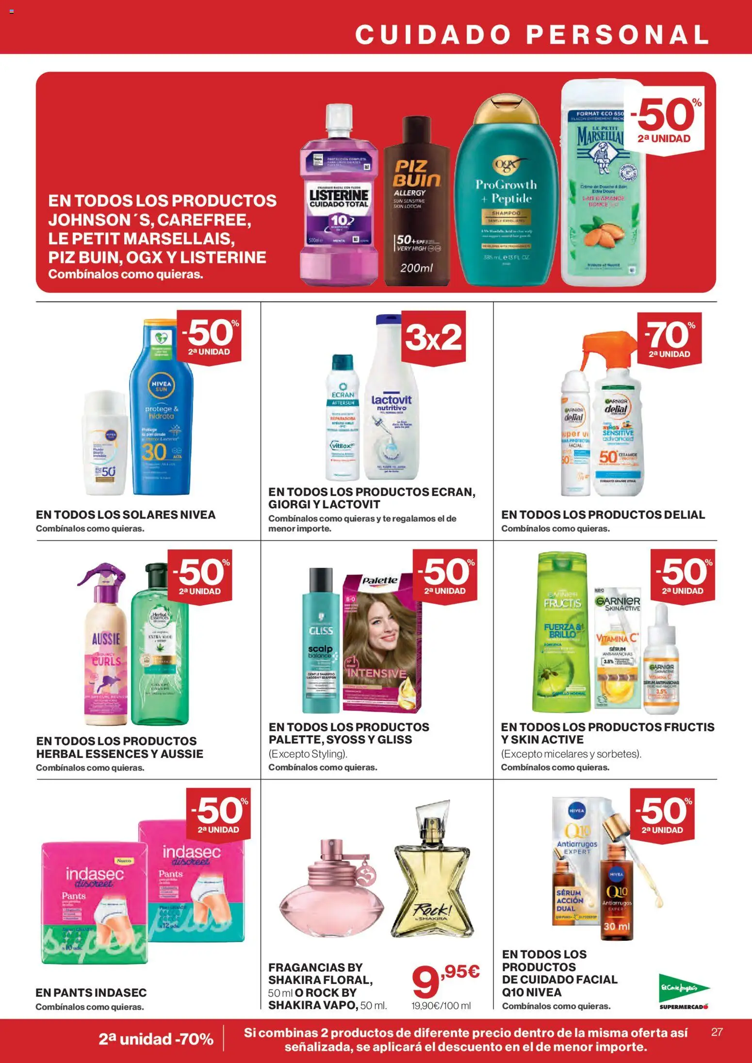 El Corte Inglés solo 3 días │ válido desde el 21/07/2026 | Página: 27 | Productos: Sérum, Té