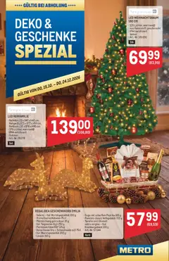 Metro angebote Weihnachtsdeko ab 15.10.2026 gültig