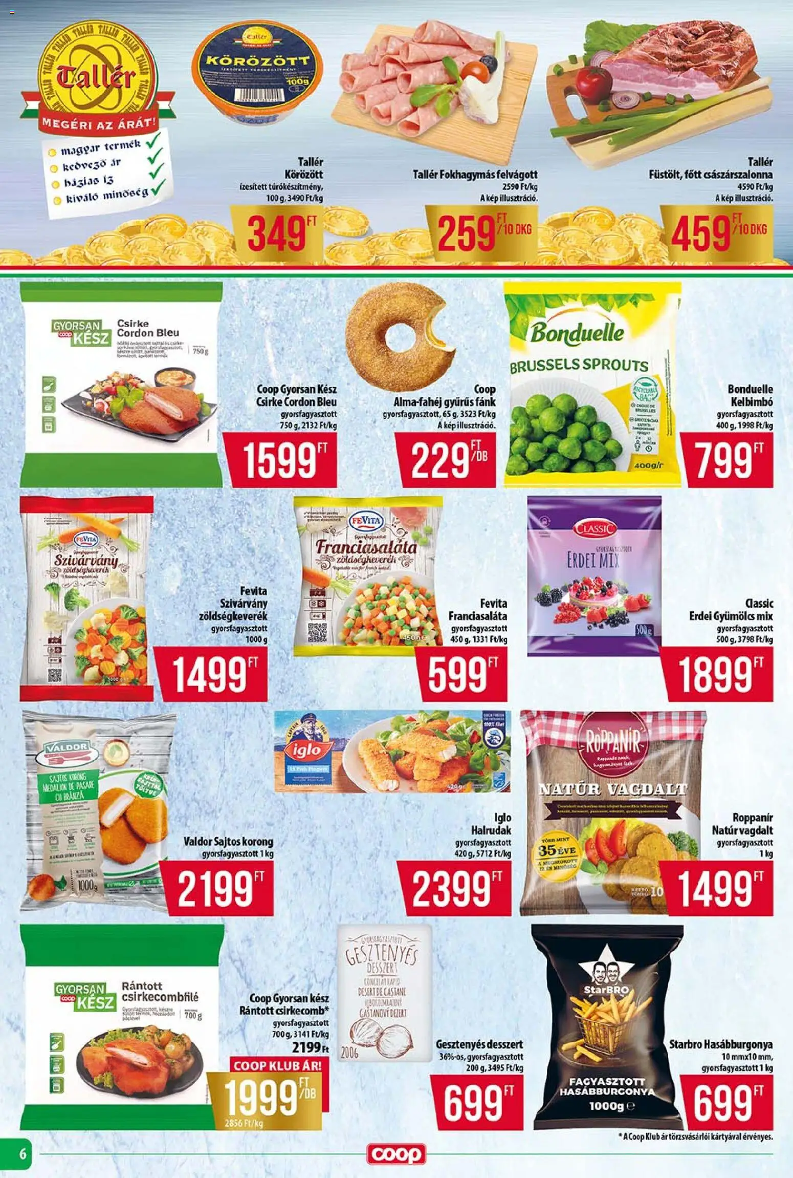 COOP akciós ujság - amely érvényes a következő dátumtól: 2026.09.17. | Oldal: 6