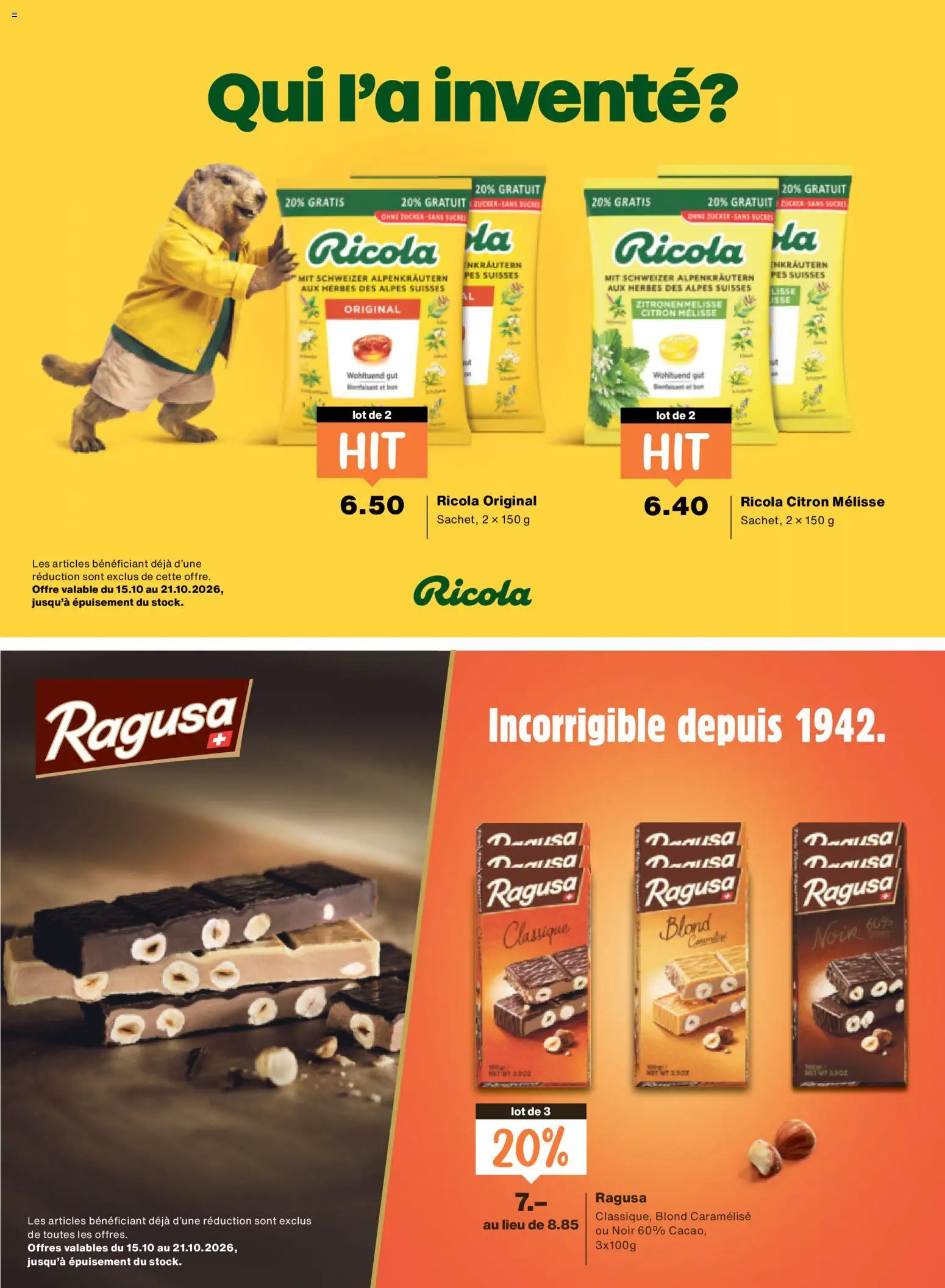 Migros aktionen Magazine FR – gültig ab 14.10.2026 | Seite: 38