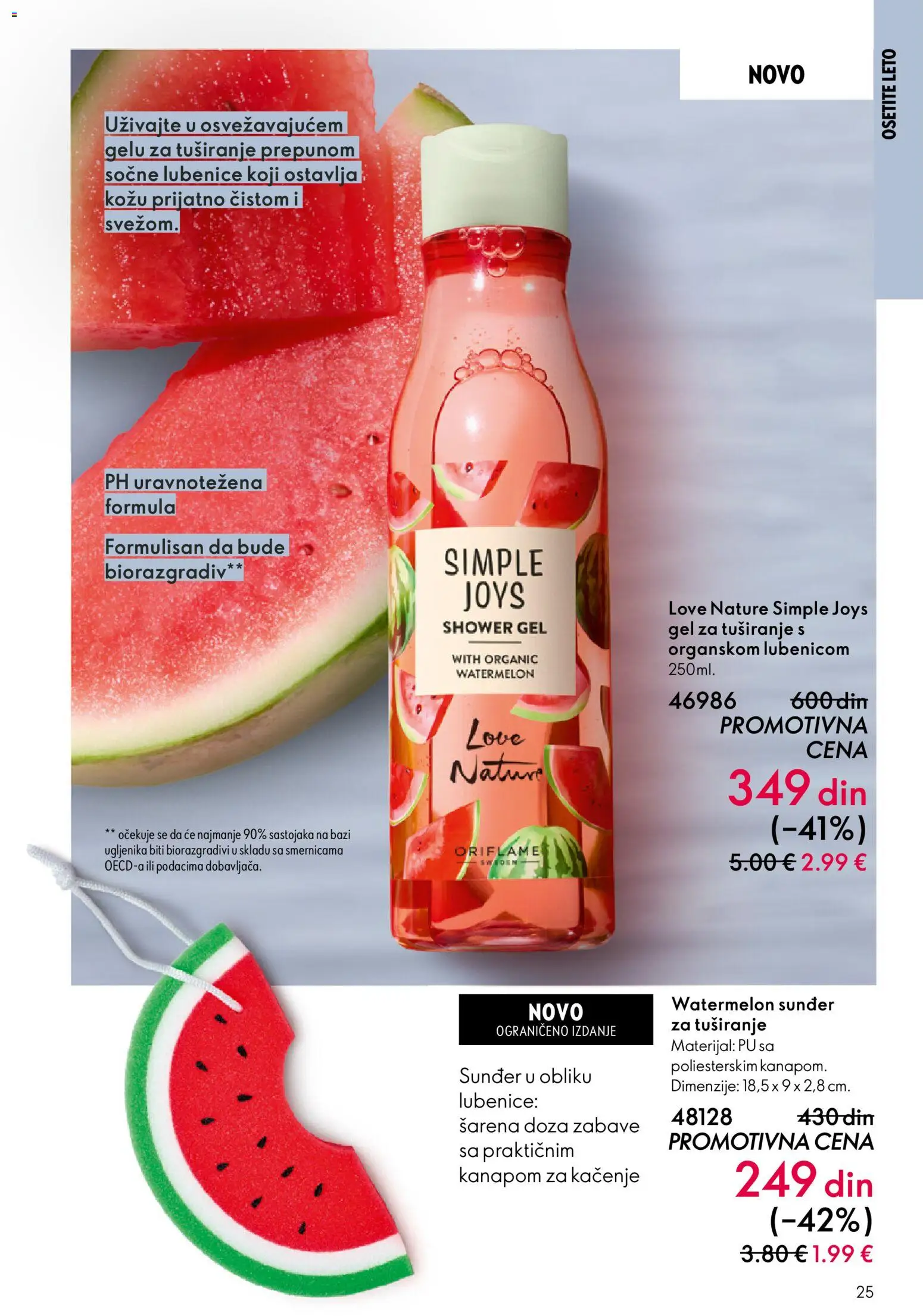 Oriflame katalog - važi od 03.06.2026 | Strana: 25 | Proizvode: Gel za tuširanje