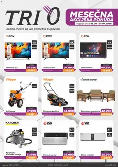 Tri O katalog - pregled Tri O kataloga - važi od 15.06.2026