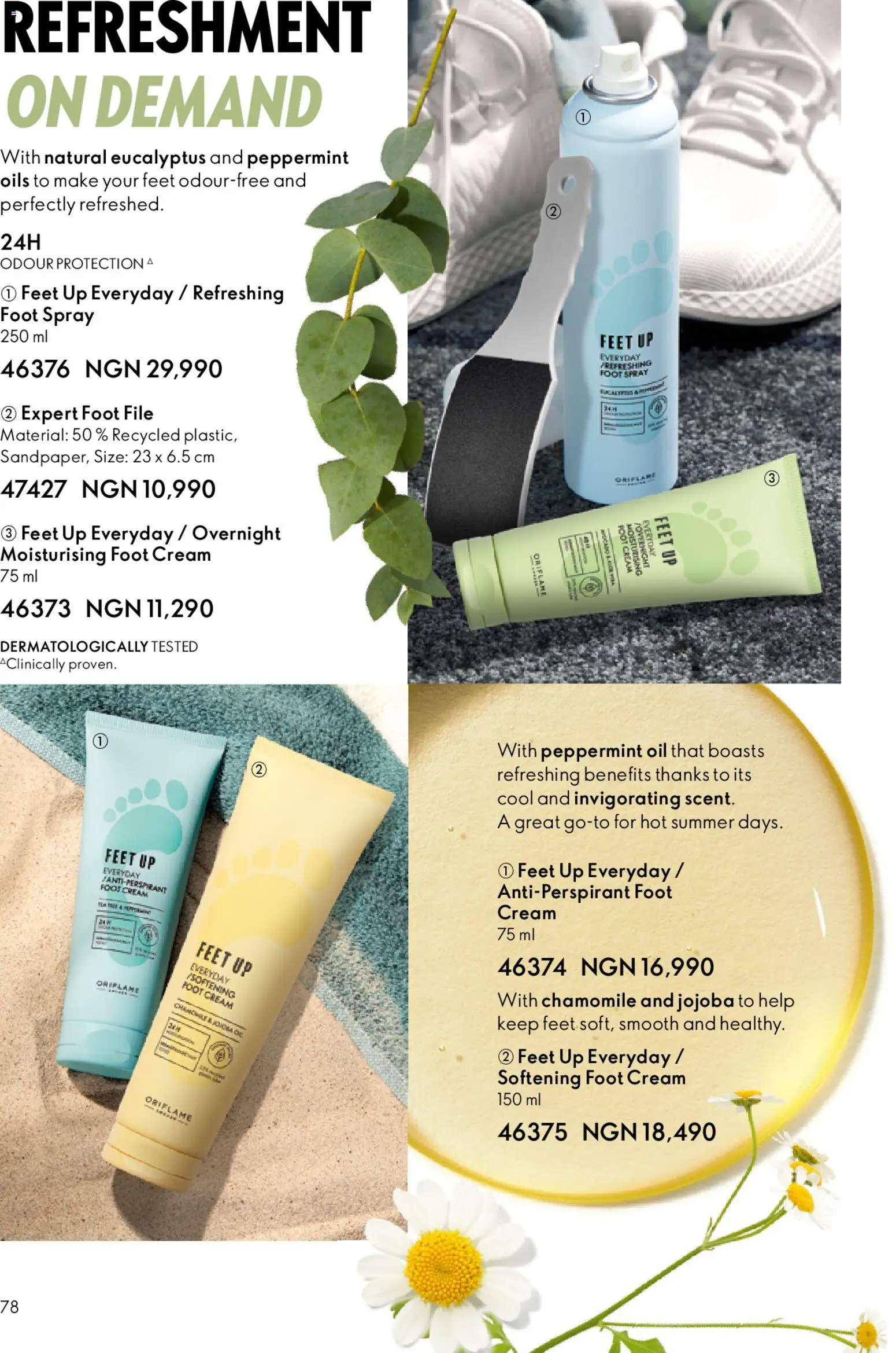 Oriflame Catalogue 2/2026 valid from 01.04.2026 | Page: 78 | Products: Cream, Oil, Antiperspirant