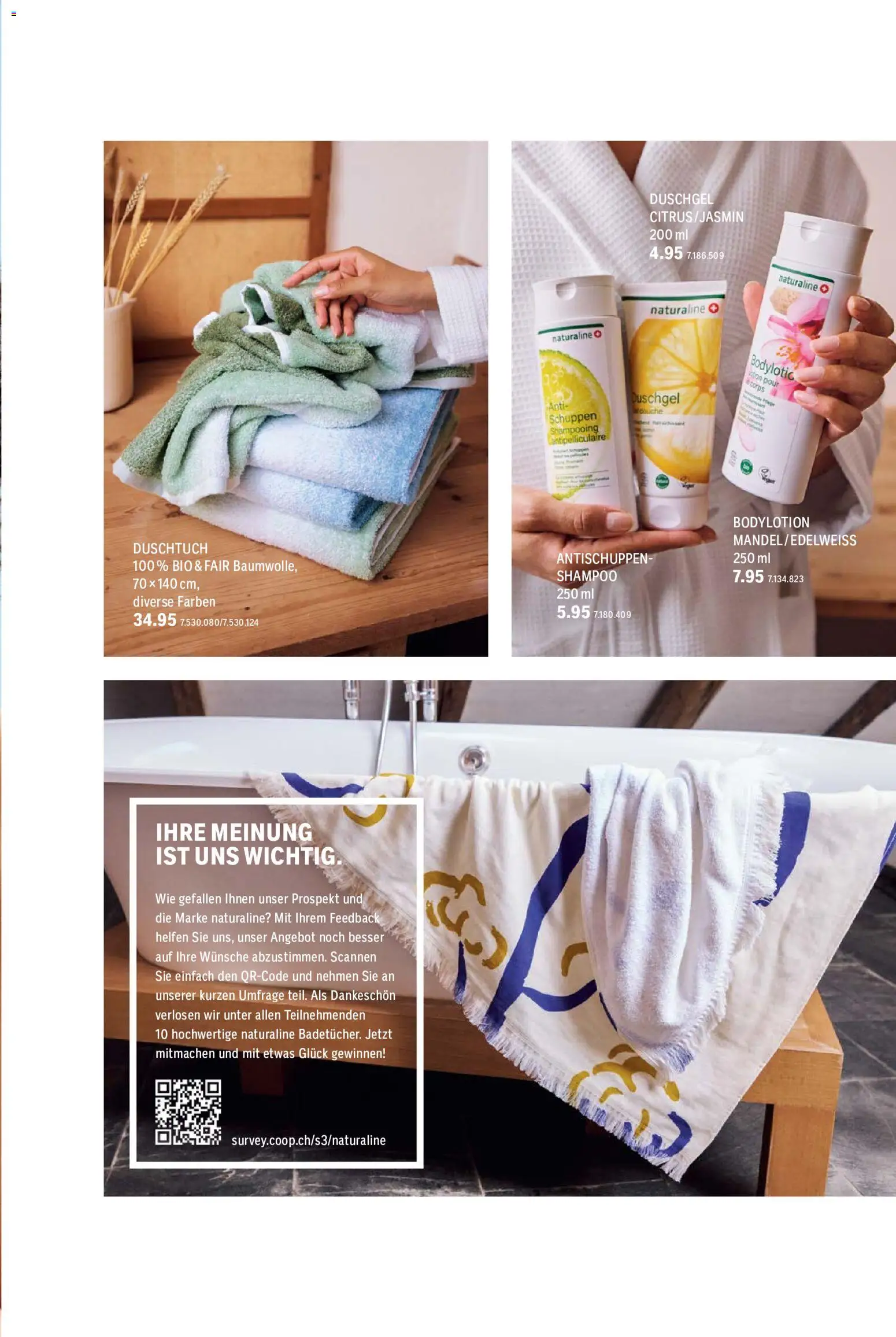 Coop City aktionen Naturaline – gültig ab 31.08.2026 | Seite: 23 | Produkte: Shampoo, Duschgel