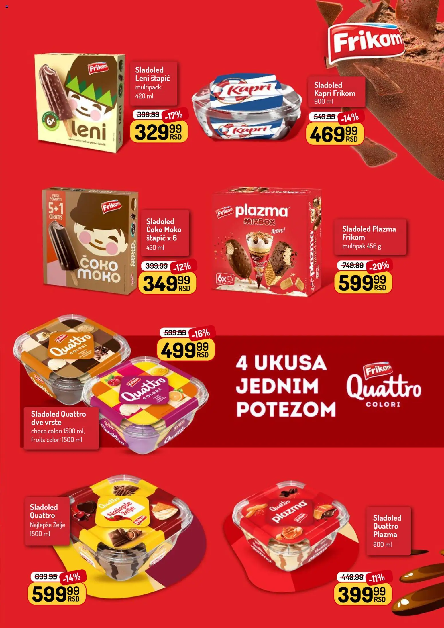 Aman katalog - važi od 27.04.2026 | Strana: 23 | Proizvode: Sladoled, Plazma