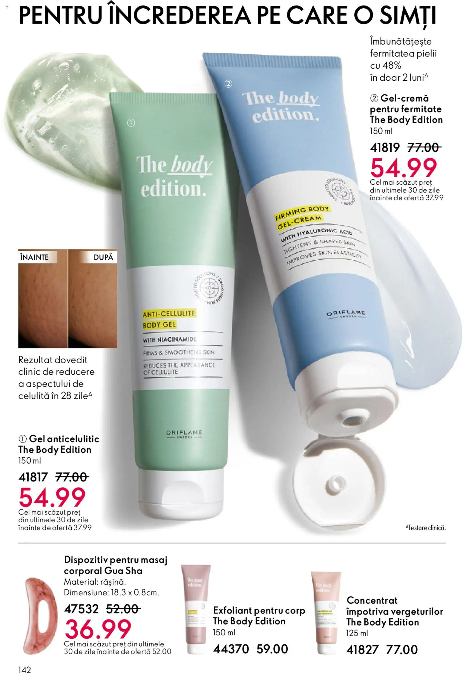 Noul catalog Oriflame – valabil de la 27.05.2026 | Pagină: 142 | Produse: Exfoliant, Body
