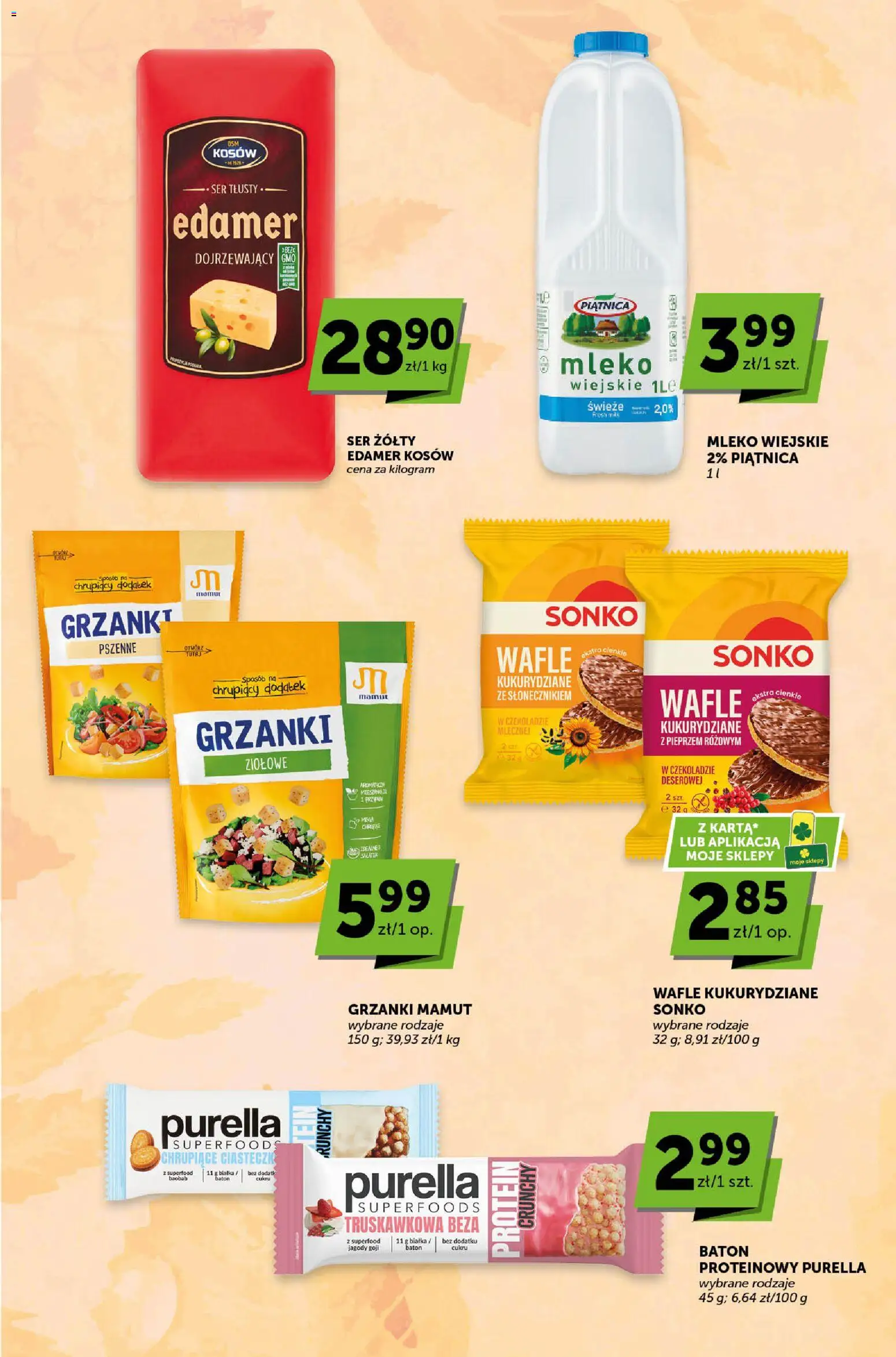 Groszek gazetka - Sprawdź, co więcej od 15.10.2026 | Strona: 2 | Produkty: Ser żółty, Wafle, Jagody goji, Piątnica