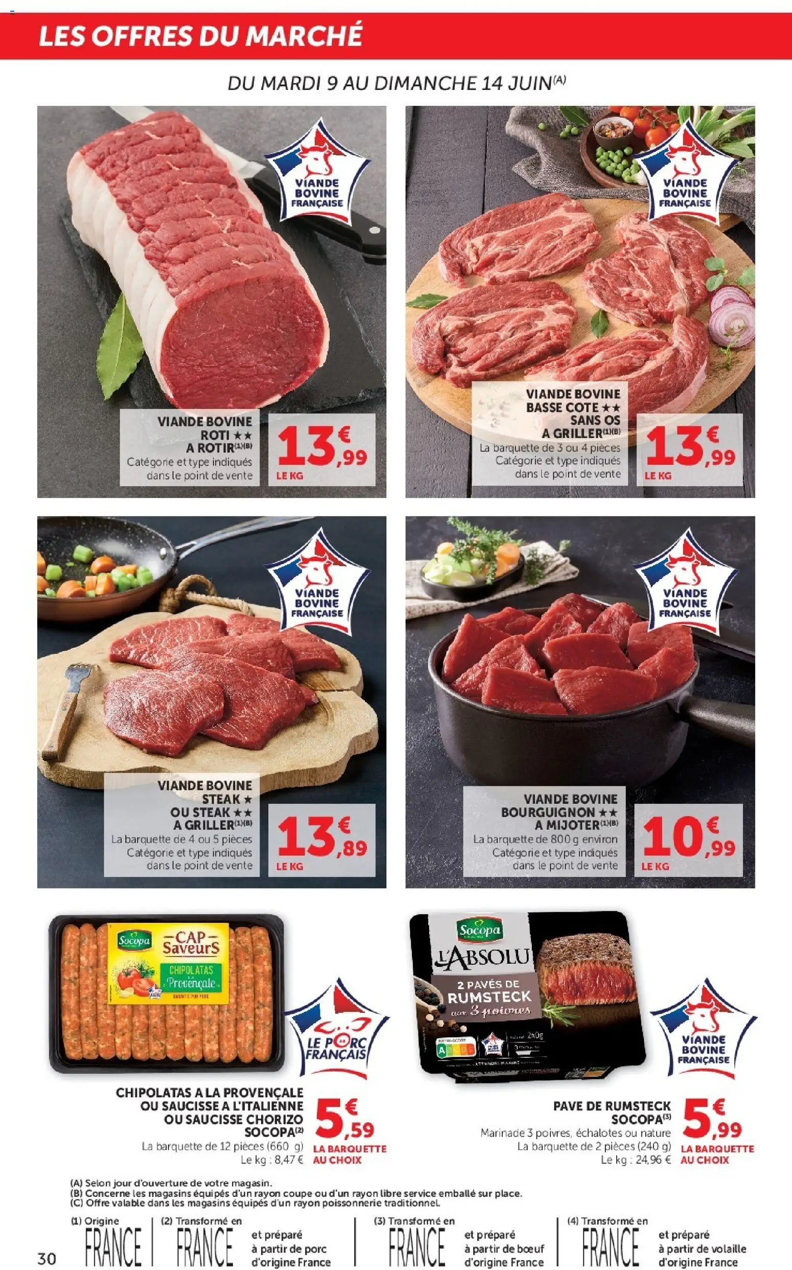 {H1} | Page: 30 | Produits: Chorizo, Volaille, Saucisse, Porc