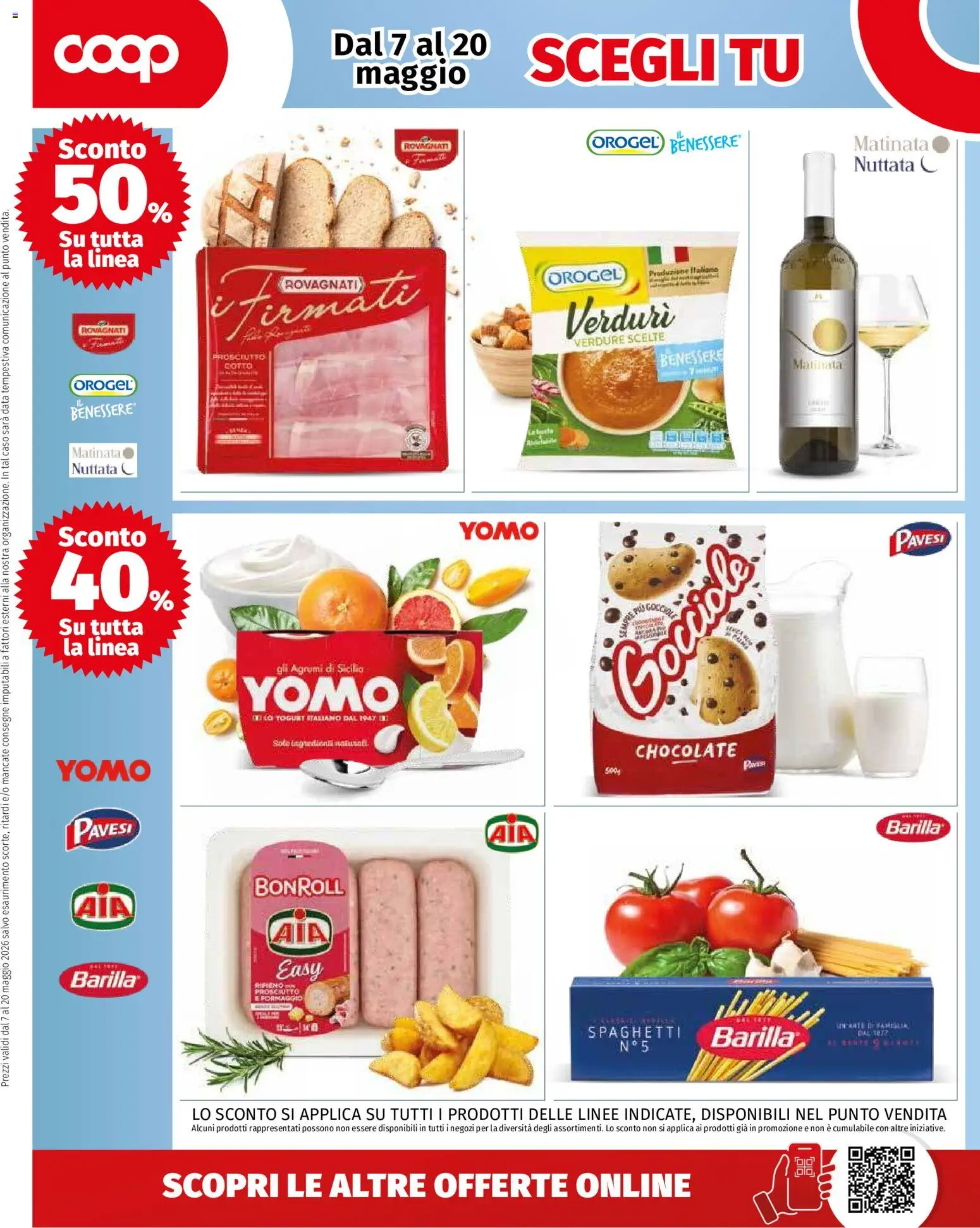Volantino COOP del 07.05.2026 | Pagina: 2 | Prodotti: Yogurt, Verdure, Prosciutto, Data