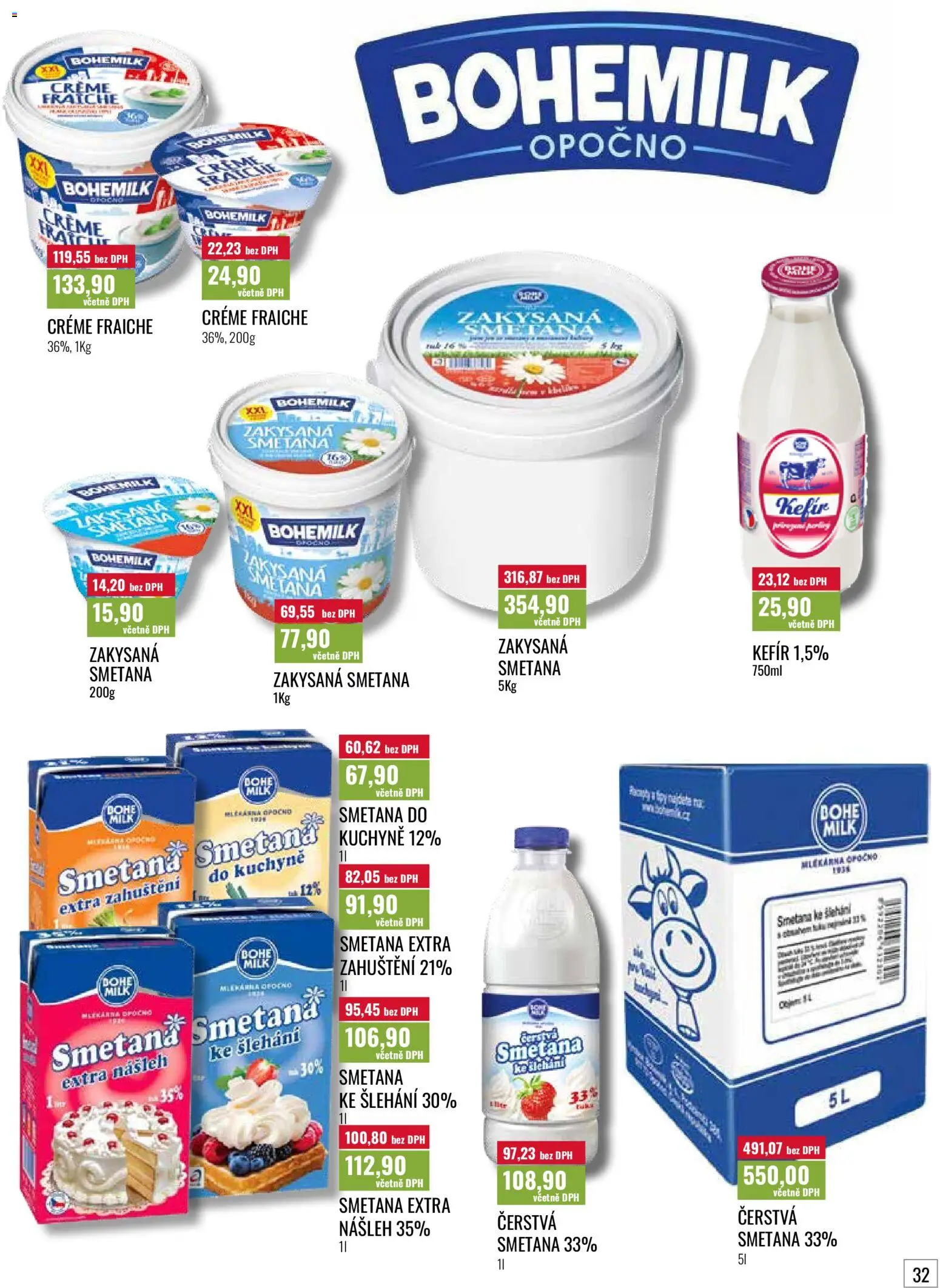 Ratio leták od 01.05.2026 | Strana: 33 | Produkty: Kefír, Creme fraiche, Zakysaná smetana, Kuchyně