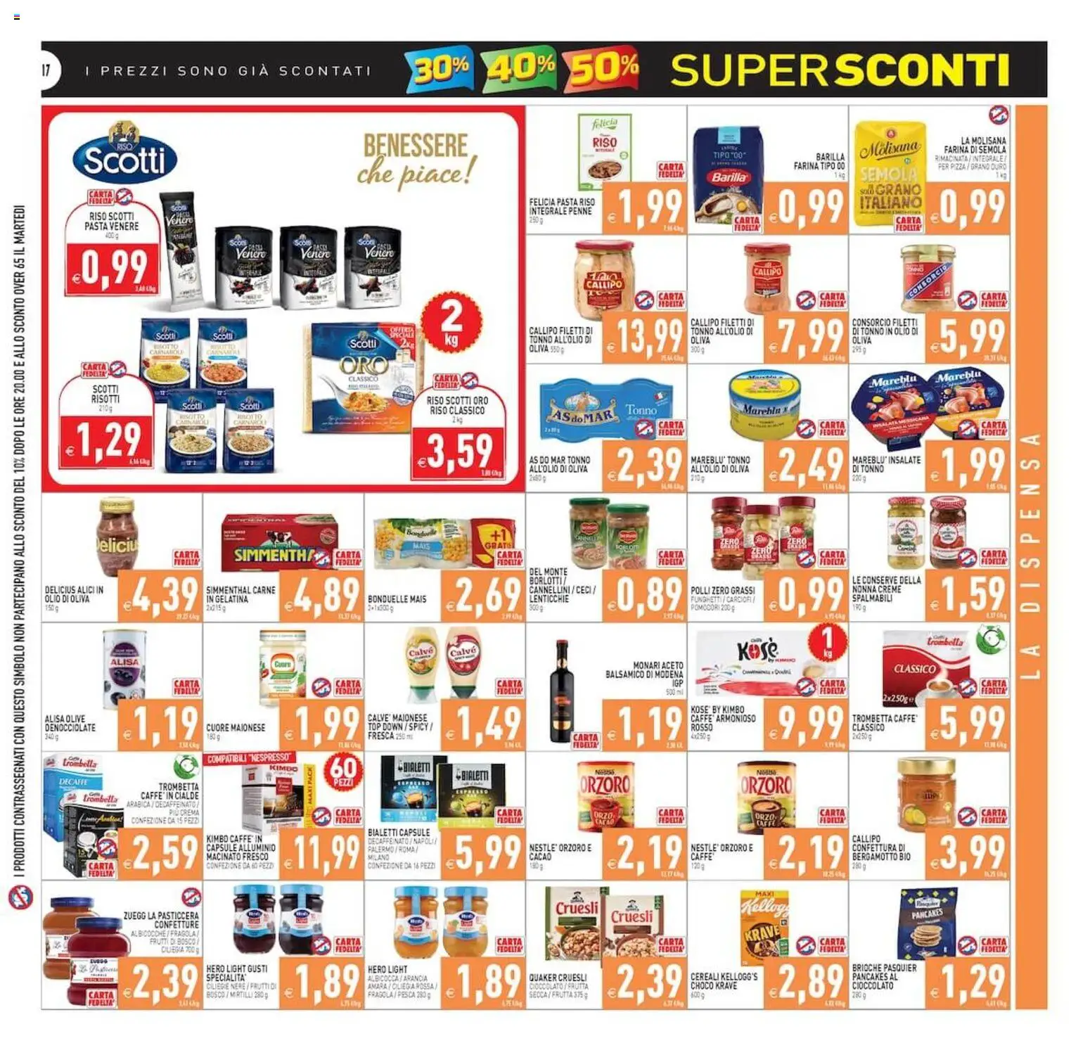 Volantino PIM Supermercati del 02/09/2026 | Pagina: 17 | Prodotti: Crema, Pomodori, Polli, Alici