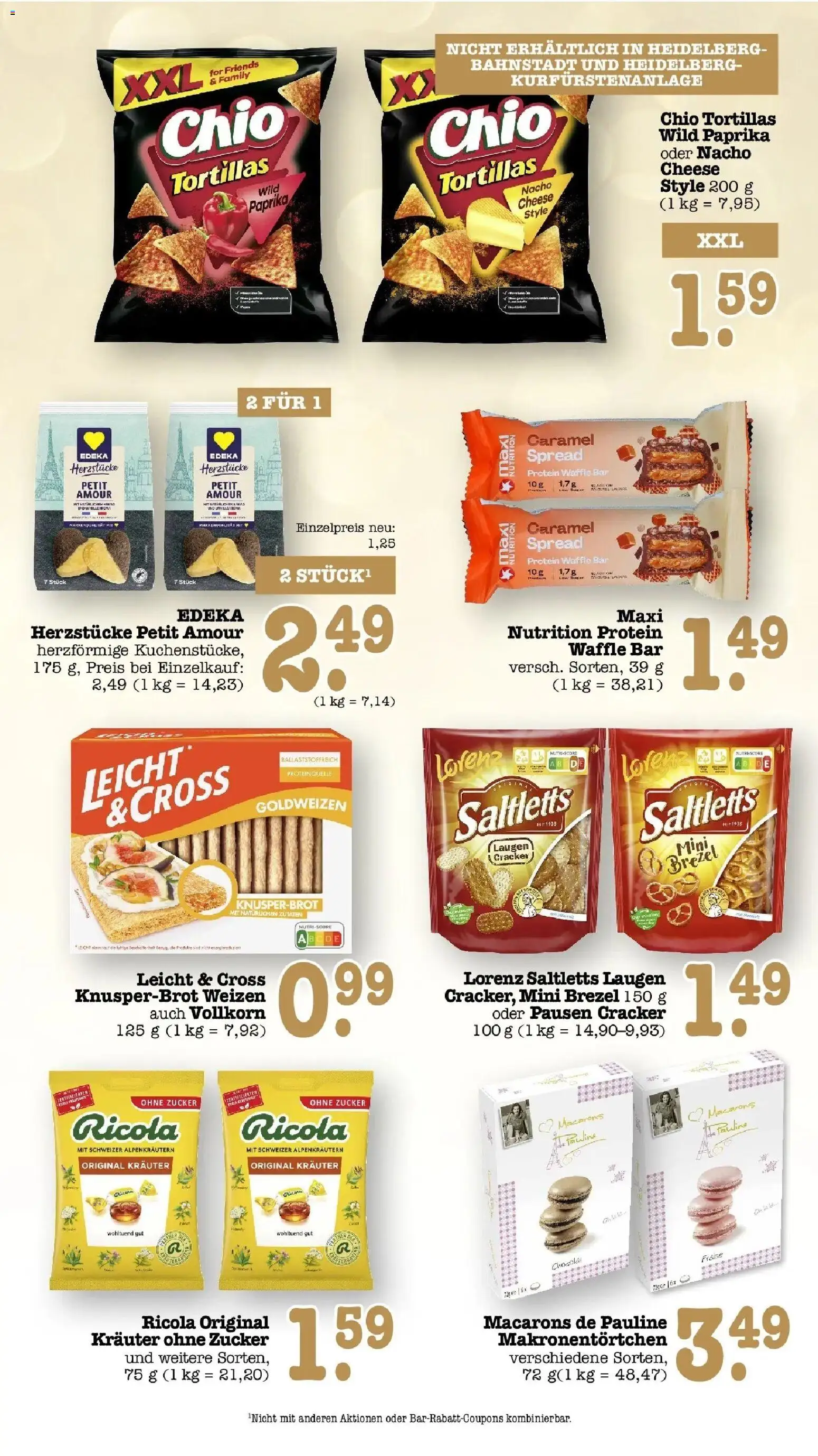 Edeka Prospekt Heidelberg (ab 28.09.2026) » Angebote Online | Seite: 37 | Produkte: Tortillas, Paprika, Zucker, Chio tortillas