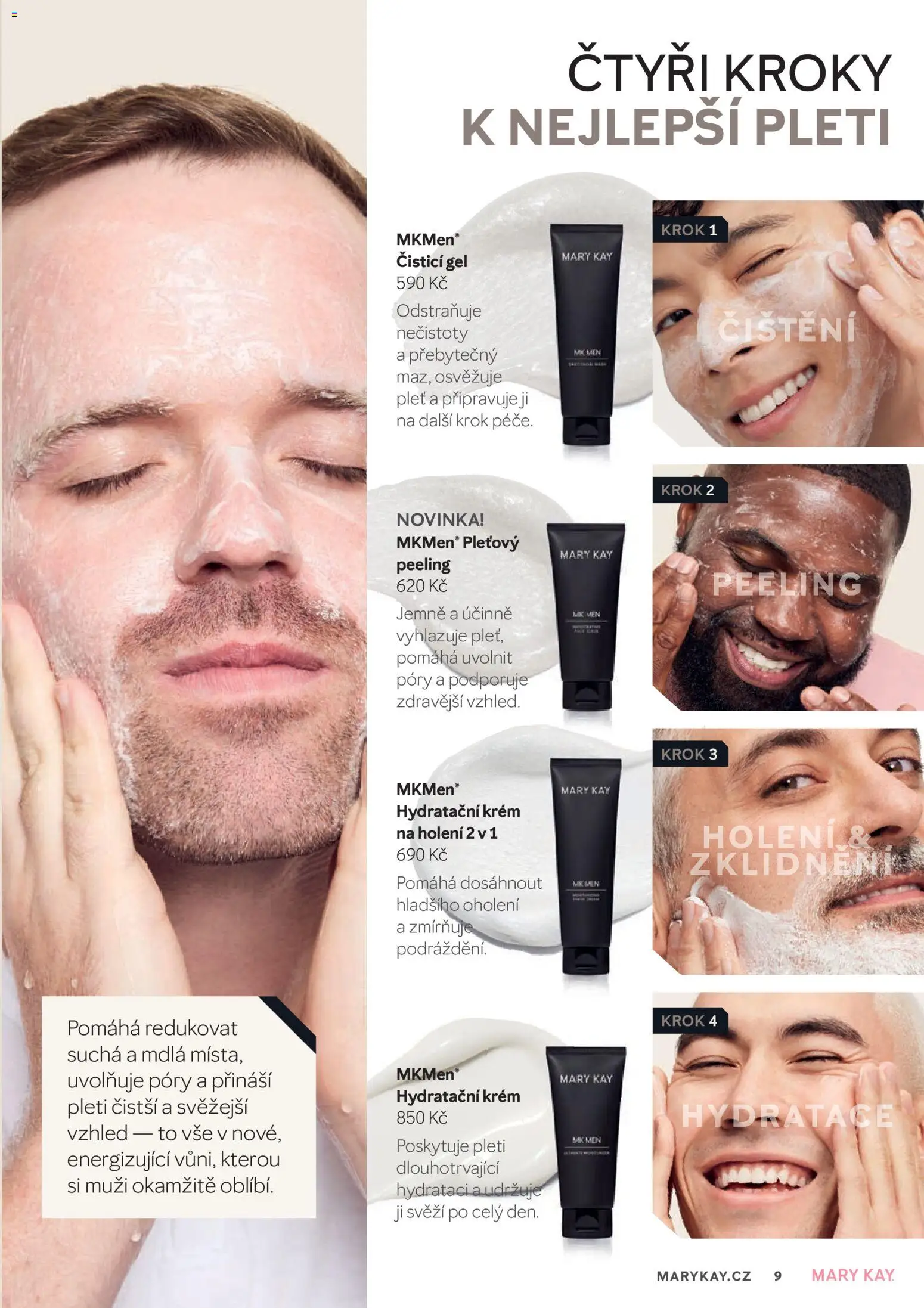 Mary Kay kniha o kráse od 01.04.2026 | Strana: 9 | Produkty: Krém, Hydratační krém, Peeling