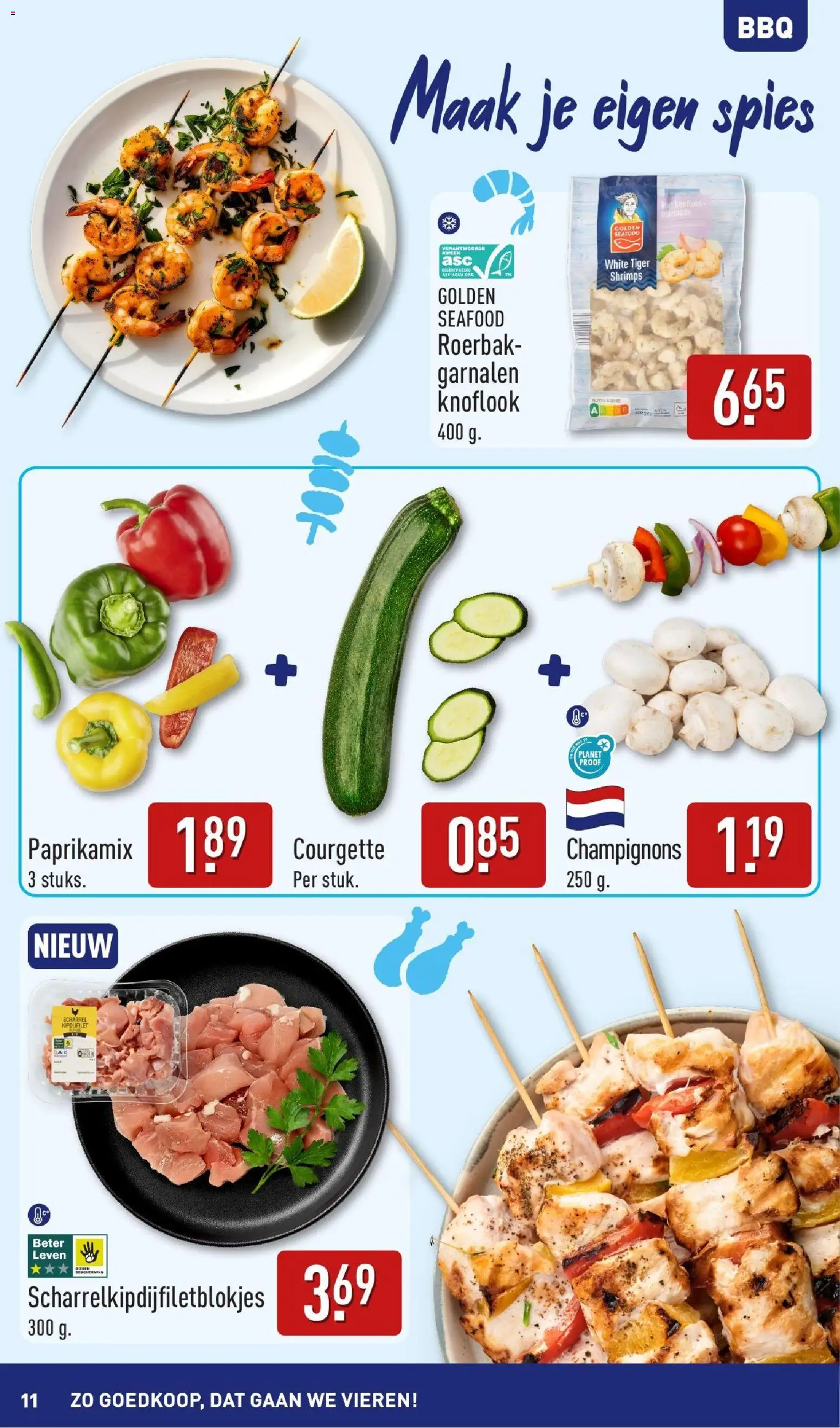 {H1} | Pagina: 11 | Producten: Courgette, Knoflook