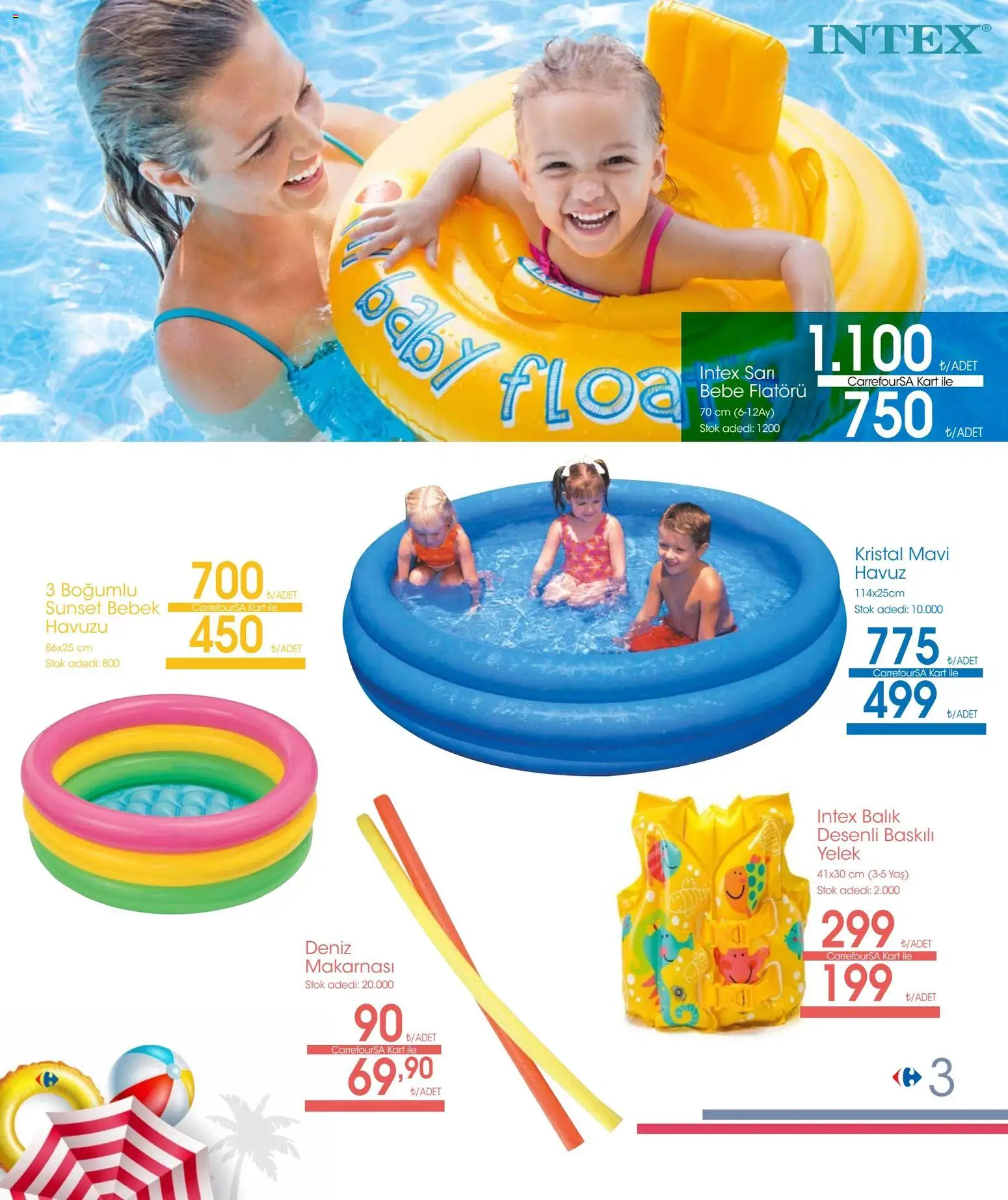 CarrefourSA - Katalog Bu yaz doğruca - 01 Temmuz 2026 tarihinden itibaren geçerlidir | Sayfa: 3 | Ürünler: Balık, Yelek