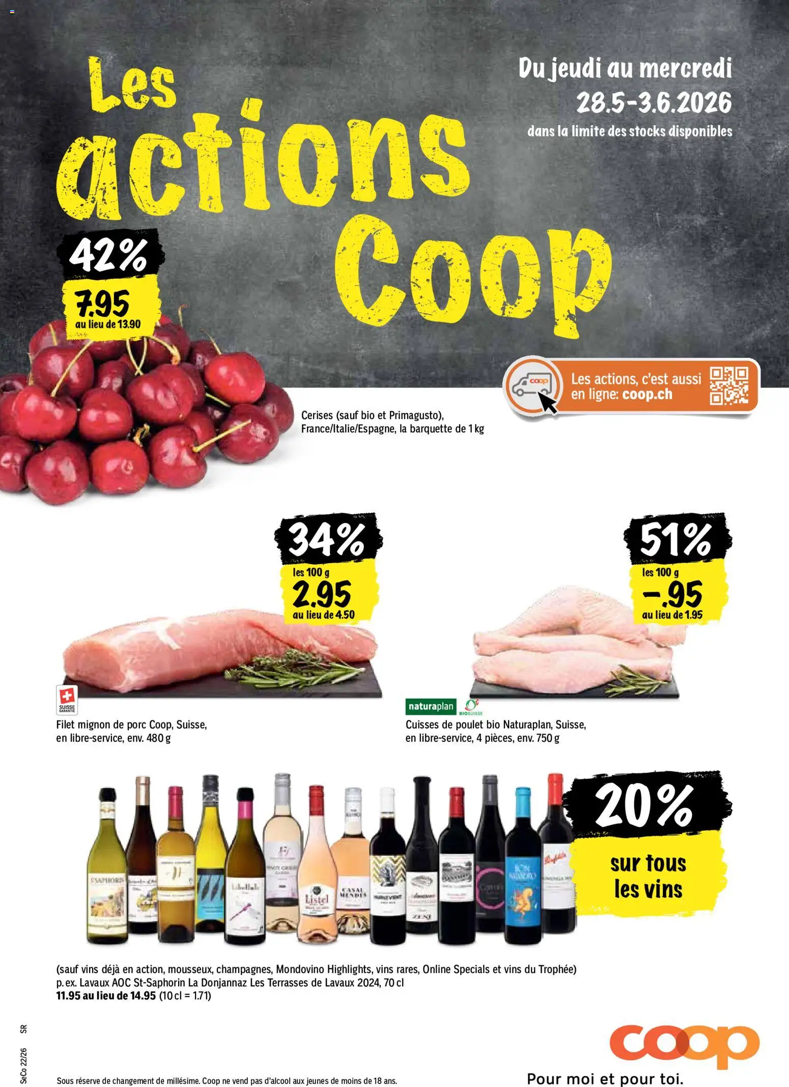 Coop aktionen FR – gültig ab 28.05.2026 | Seite: 1