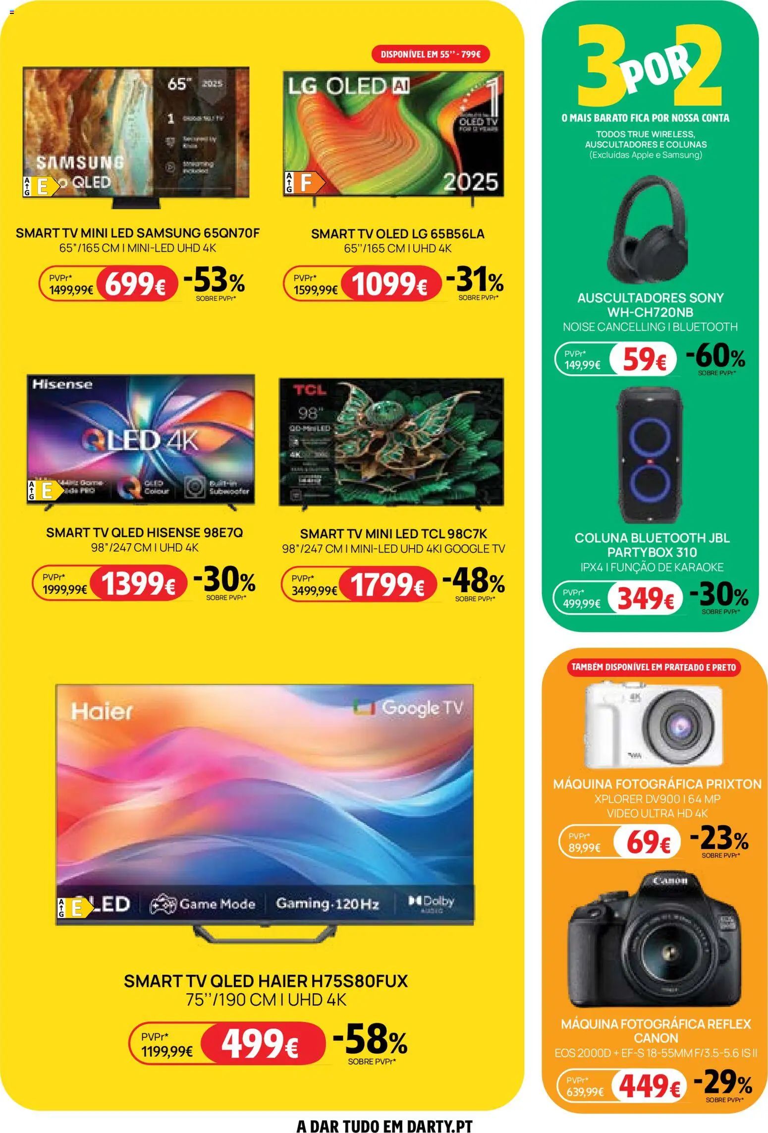 Darty folheto │ válido de 27.03.2026 | Página: 7 | Produtos: Vídeo, Máquina fotográfica