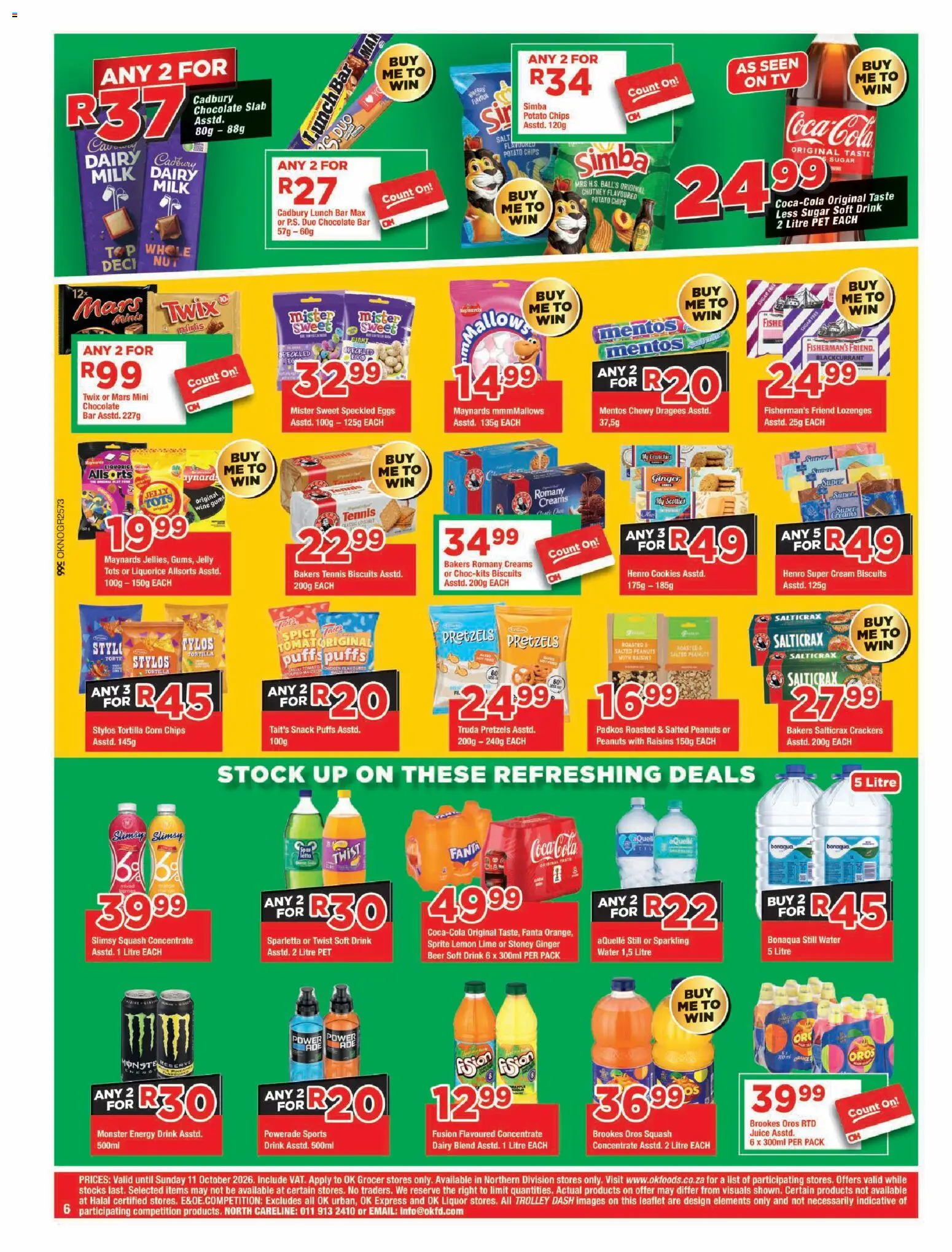 New OK Foods catalogue – valid from 23/09/2026 | Page: 6 | Products: Juice, Beer, Fanta, Chilli